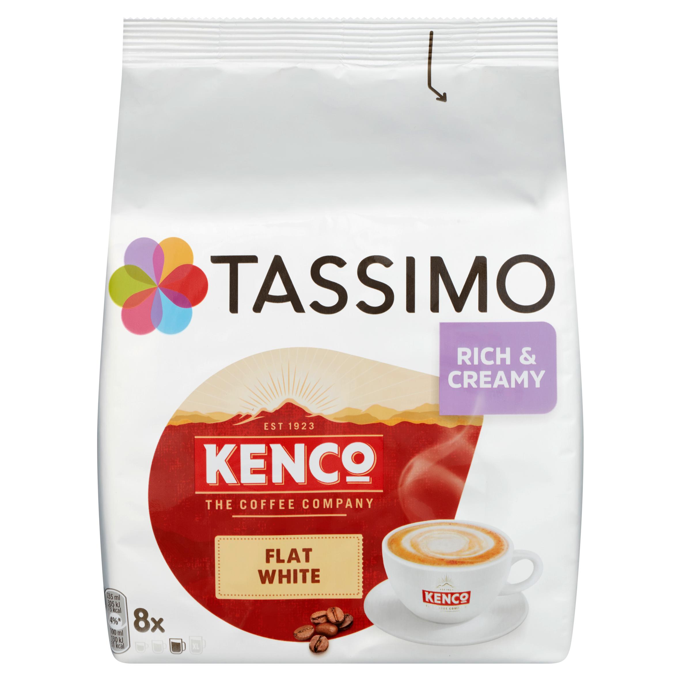 Tassimo Kenco Flat White Coffee Pods x8 220g thumbnail 6