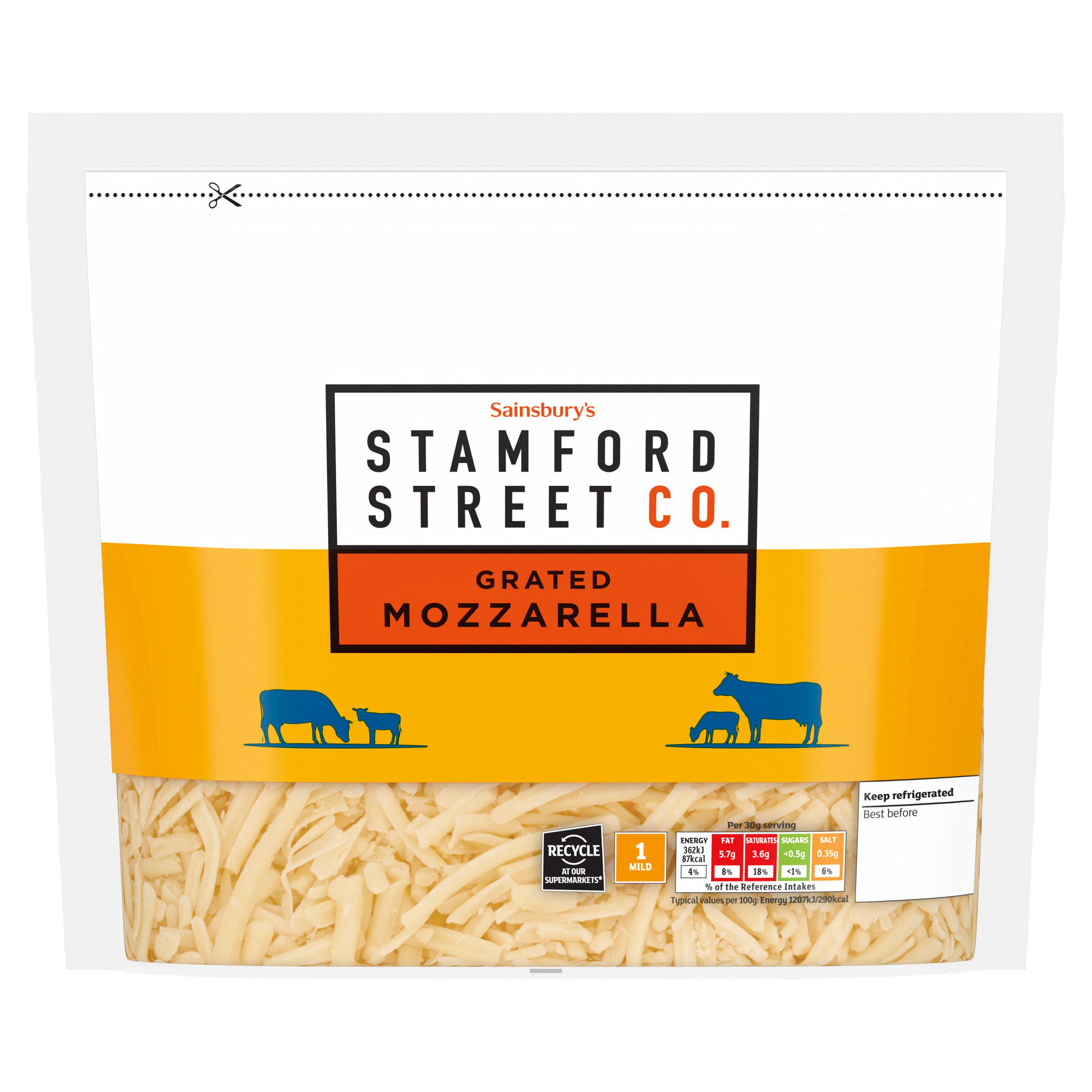 Stamford Street Co. Grated Mozzarella 500g