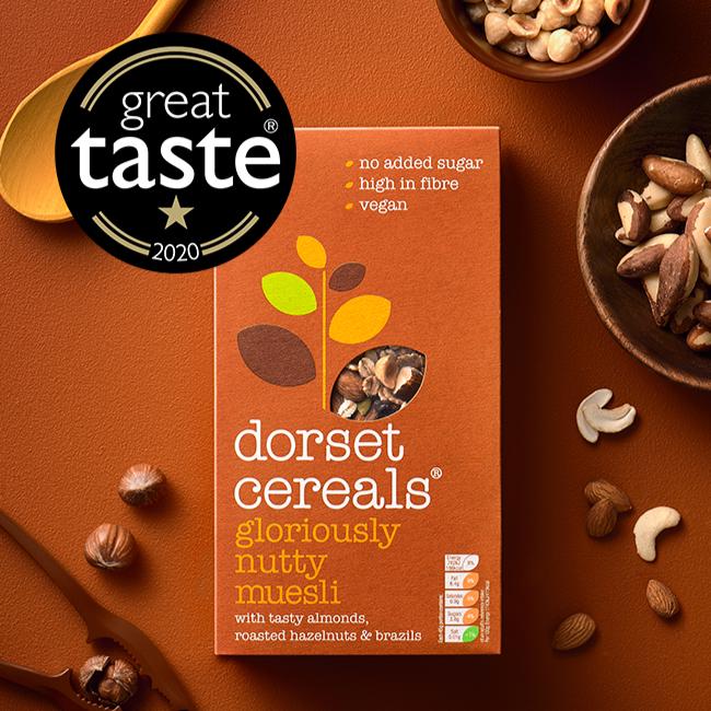 Dorset Cereals Gloriously Nutty Muesli No Added Sugar Breakfast Cereal 500g thumbnail 2