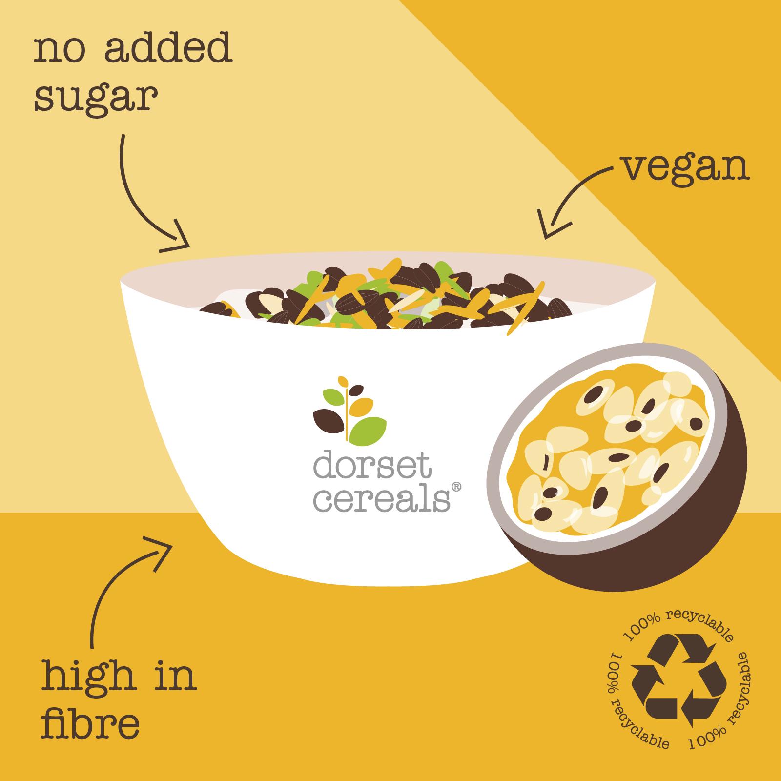 Dorset Cereals Gloriously Nutty Muesli No Added Sugar Breakfast Cereal 500g thumbnail 3