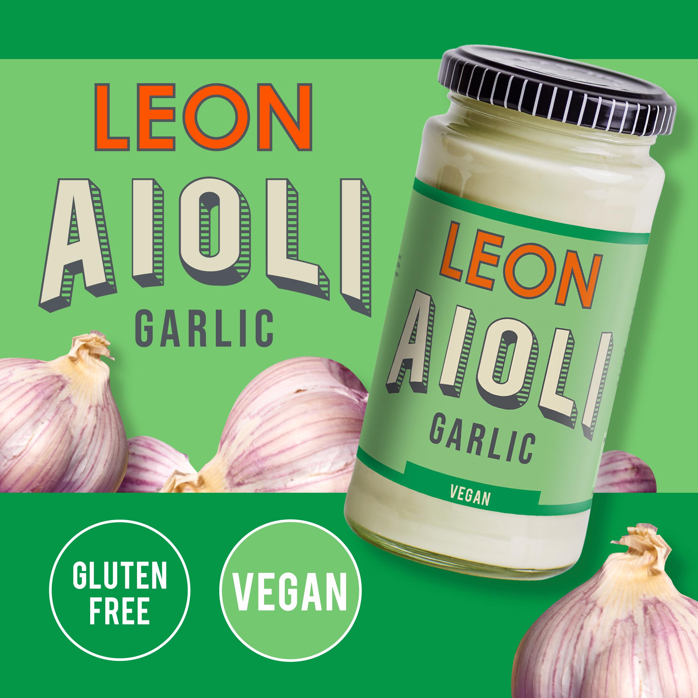 LEON Garlic Aioli 240ml thumbnail 2