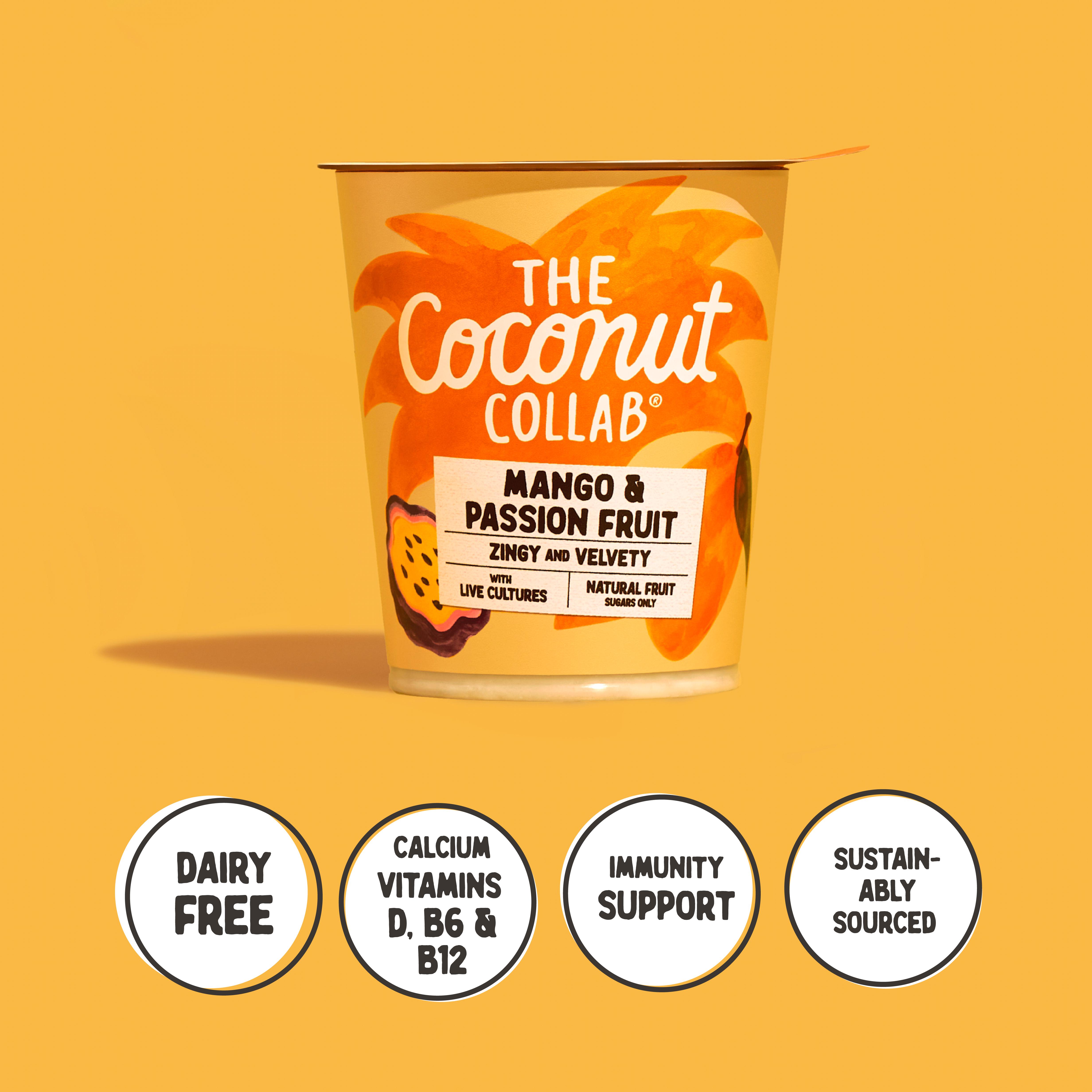 The Coconut Collab Mango & Passionfruit Coconut Yoghurt 350g thumbnail 4
