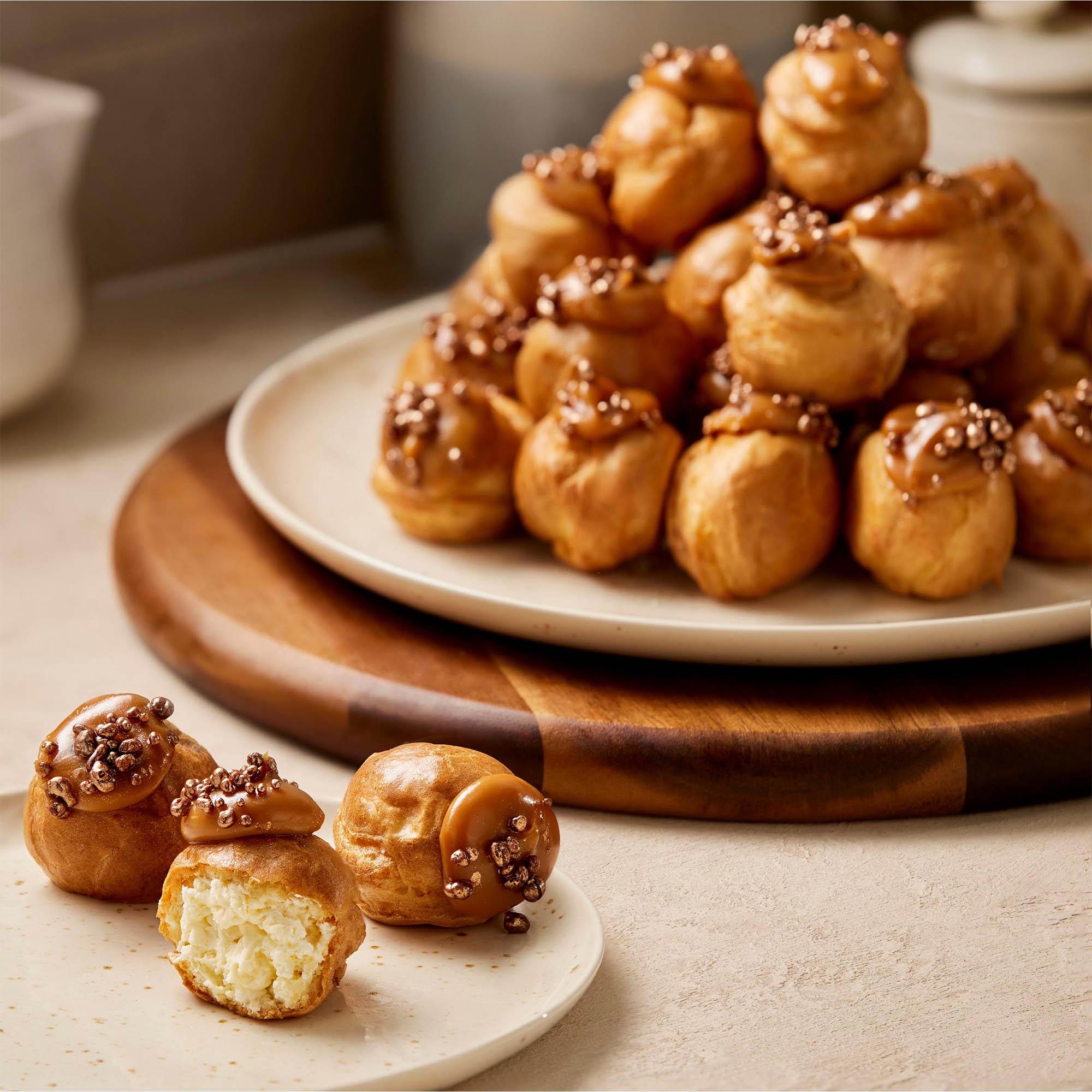 Sainsbury's Chocolate & Salted Caramel Profiteroles, Taste the Difference (24 Pieces) thumbnail 2