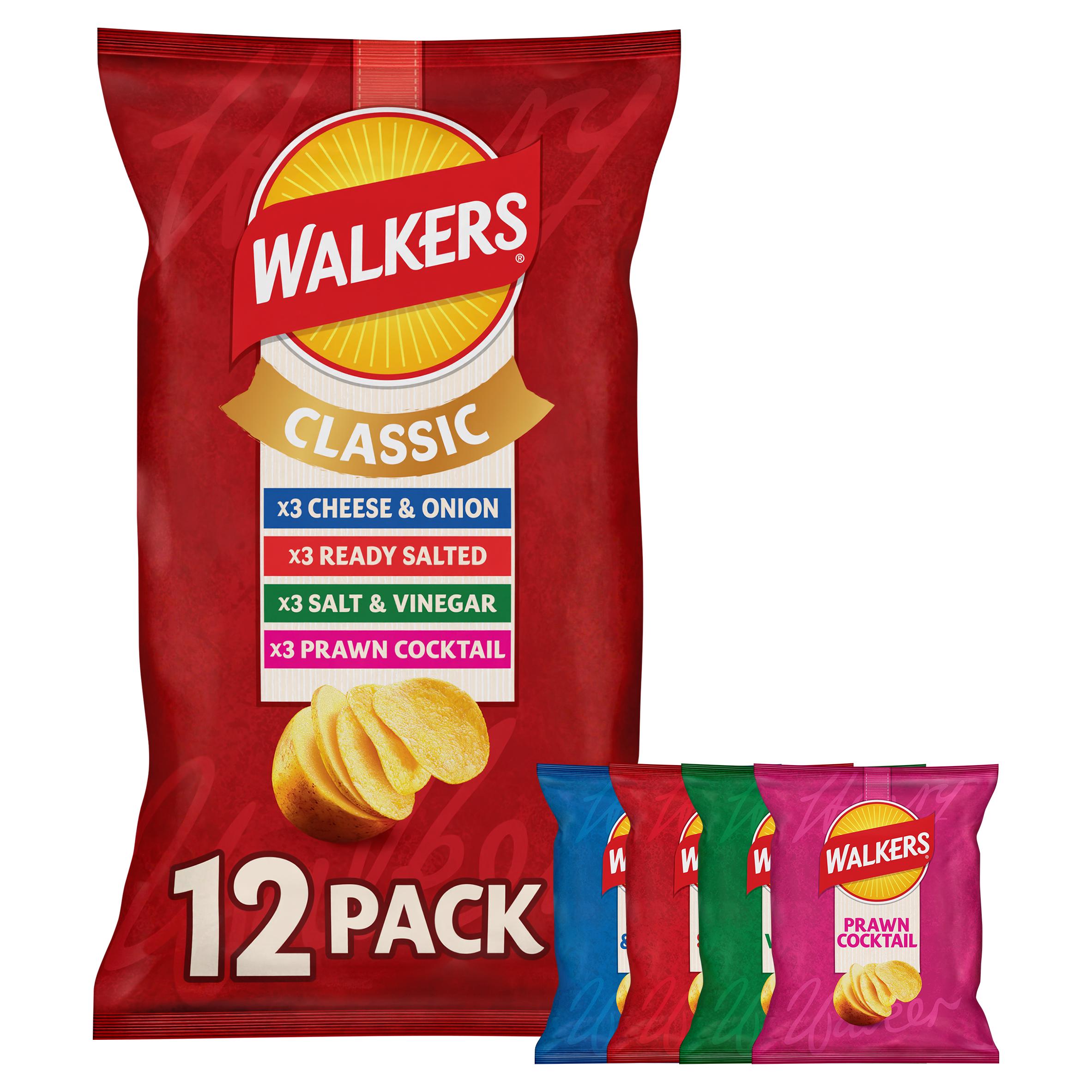 Walkers Classic Variety Multipack Crisps 12x25g thumbnail 2