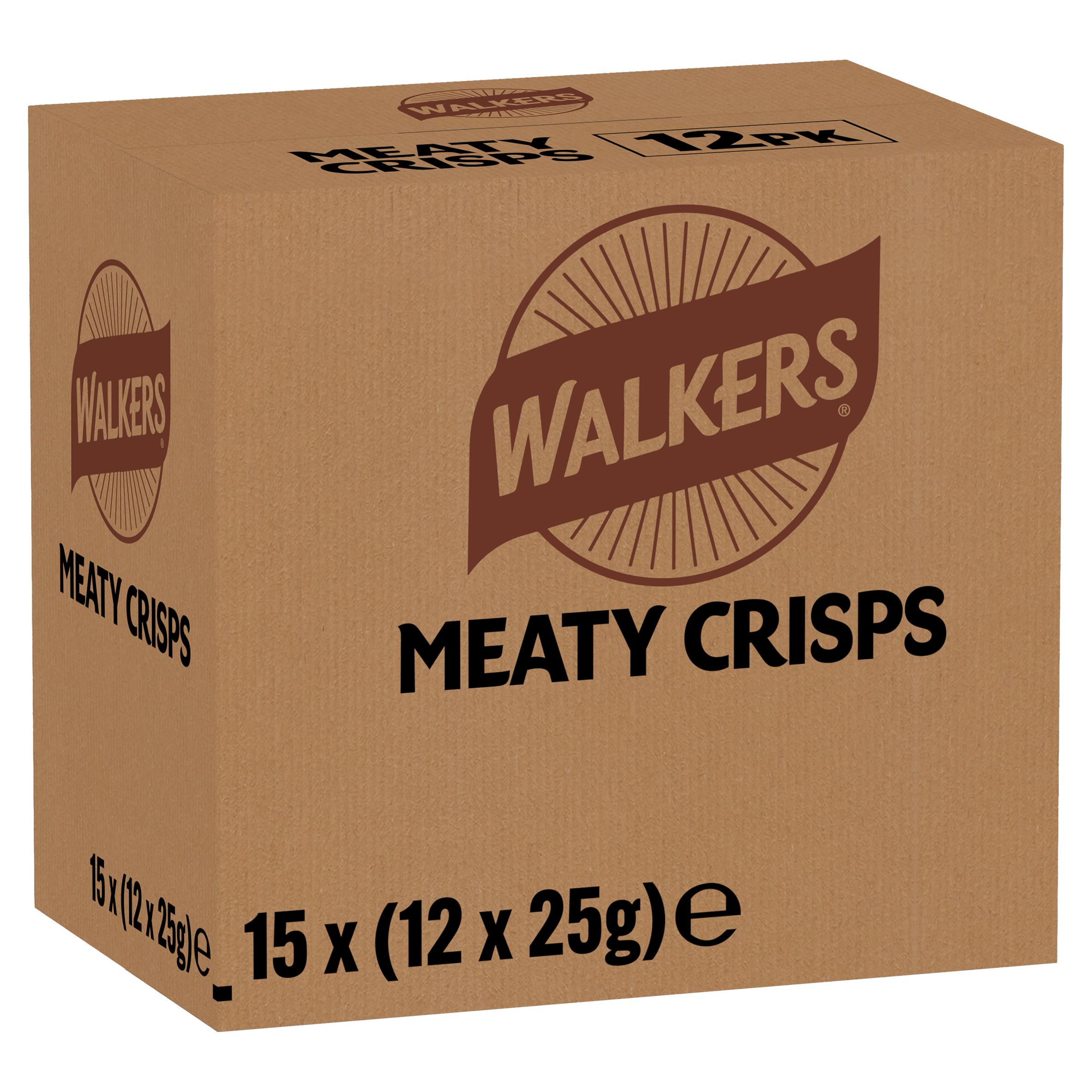 Walkers Meaty Variety Crisps 12x25g thumbnail 6