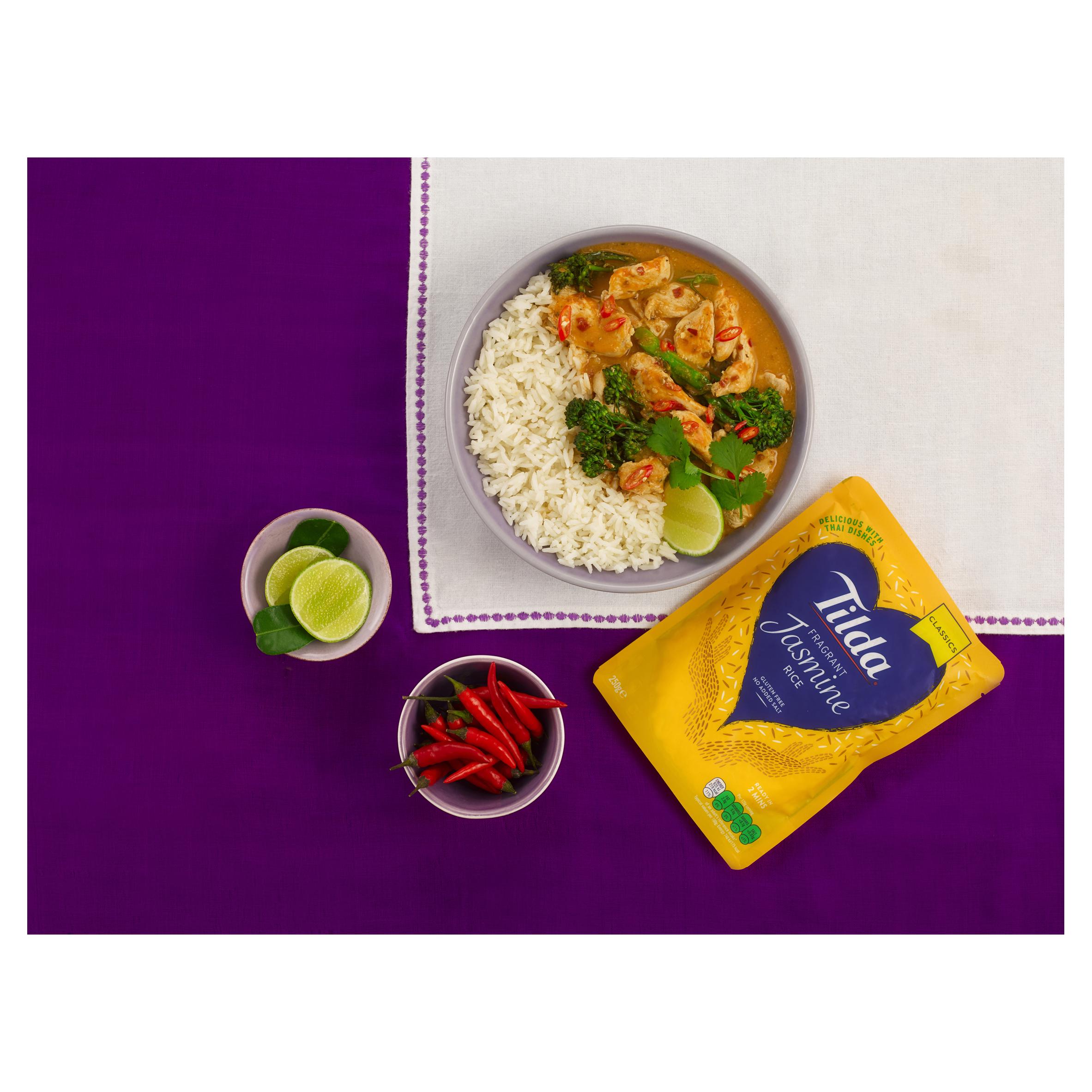 Tilda Microwave Rice Fragrant Jasmine 250g thumbnail 4