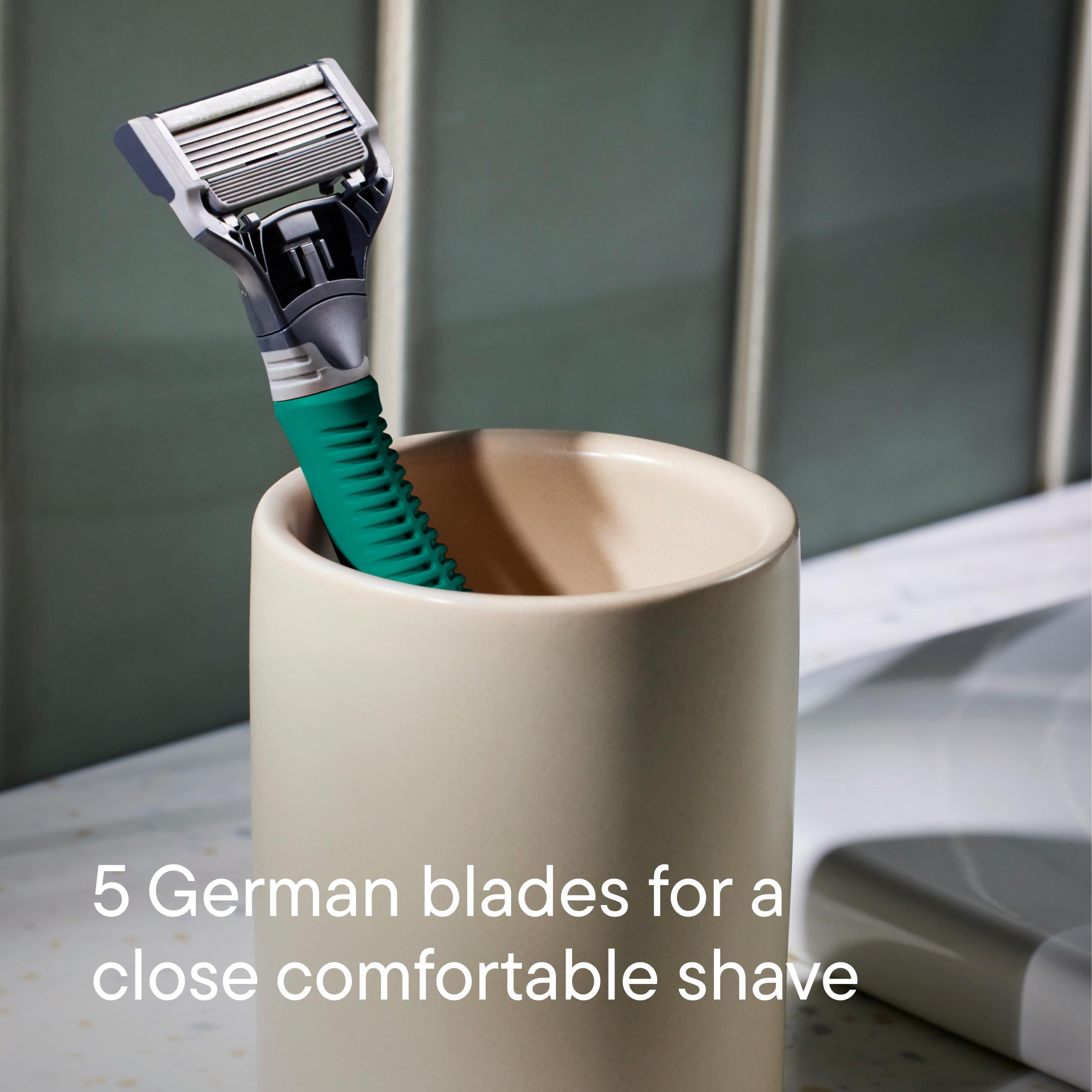 Harry's Men's 5 Blade Razor Tropical Green thumbnail 2
