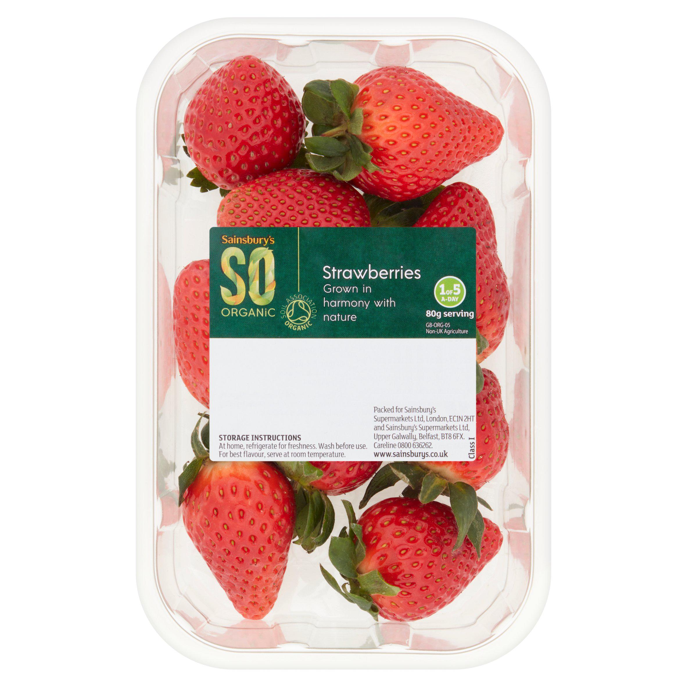 Sainsbury's Strawberries, SO Organic