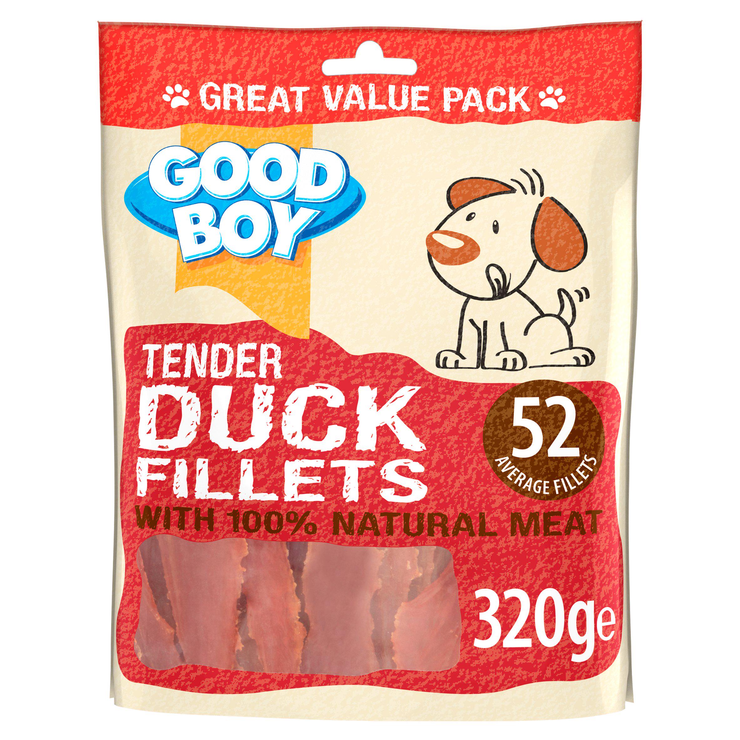 Good Boy Tender Duck Fillets Dog Treats