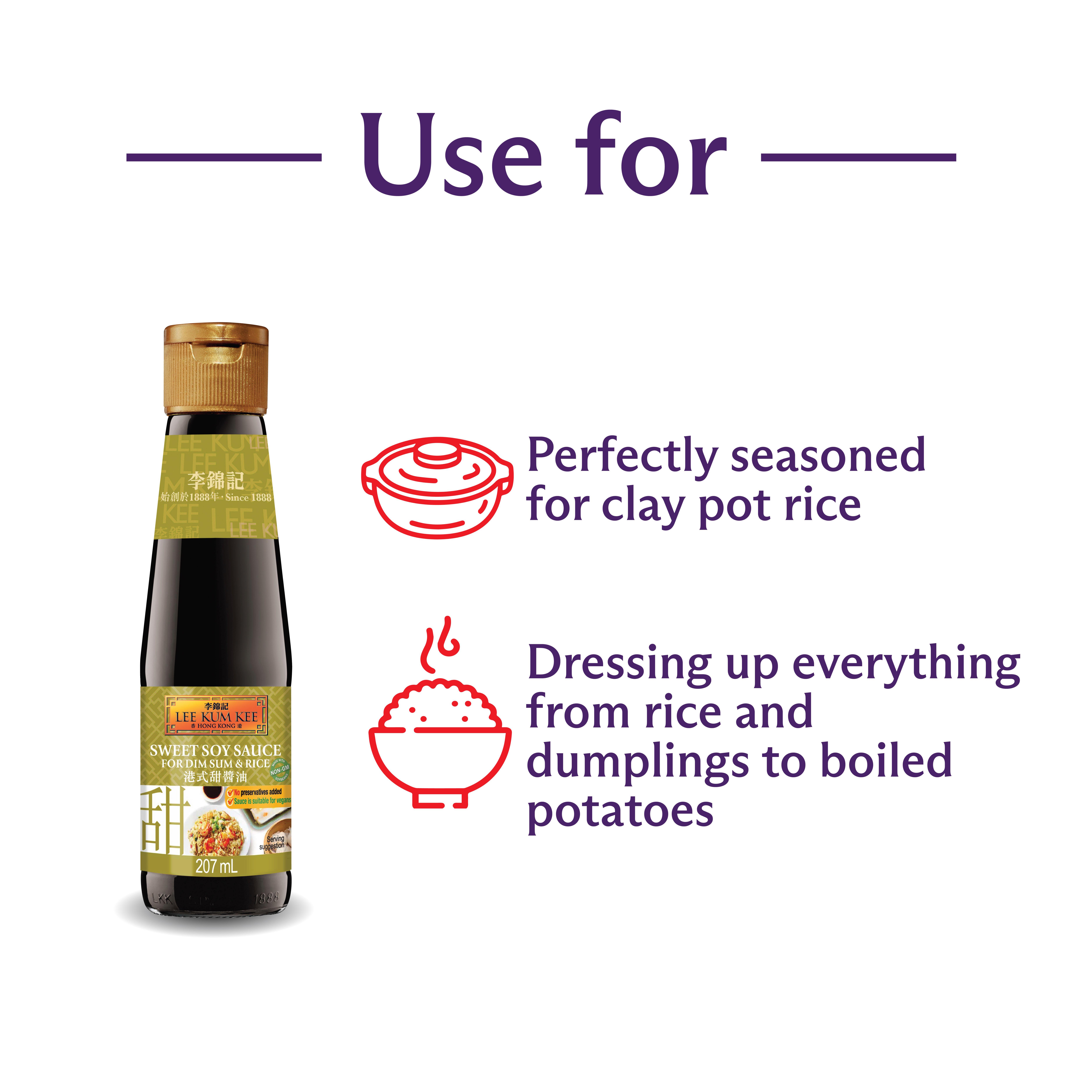 Lee Kum Kee Sweet Soy Sauce 207ml thumbnail 2