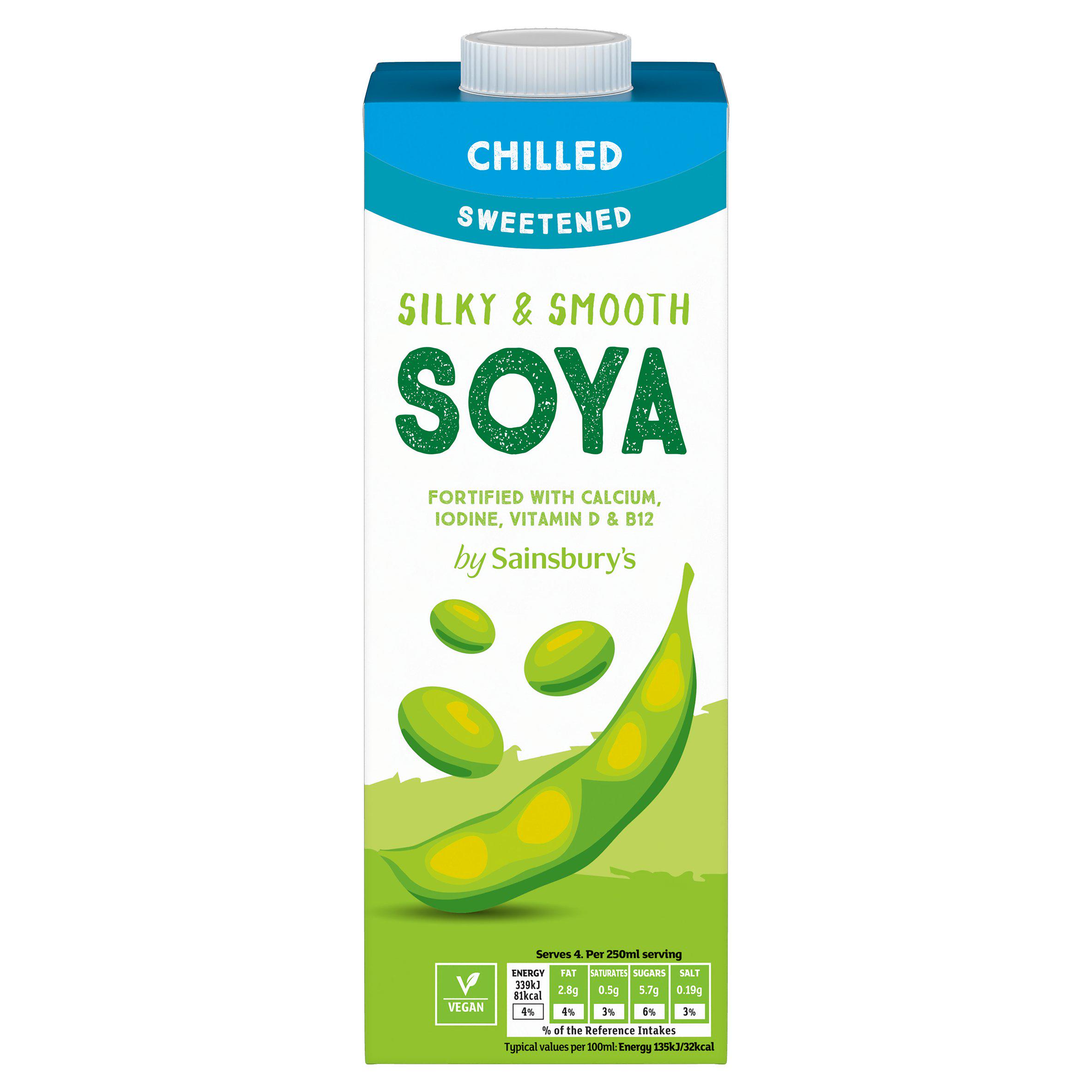 Sainsbury's Sweetened Soya Drink 1L
