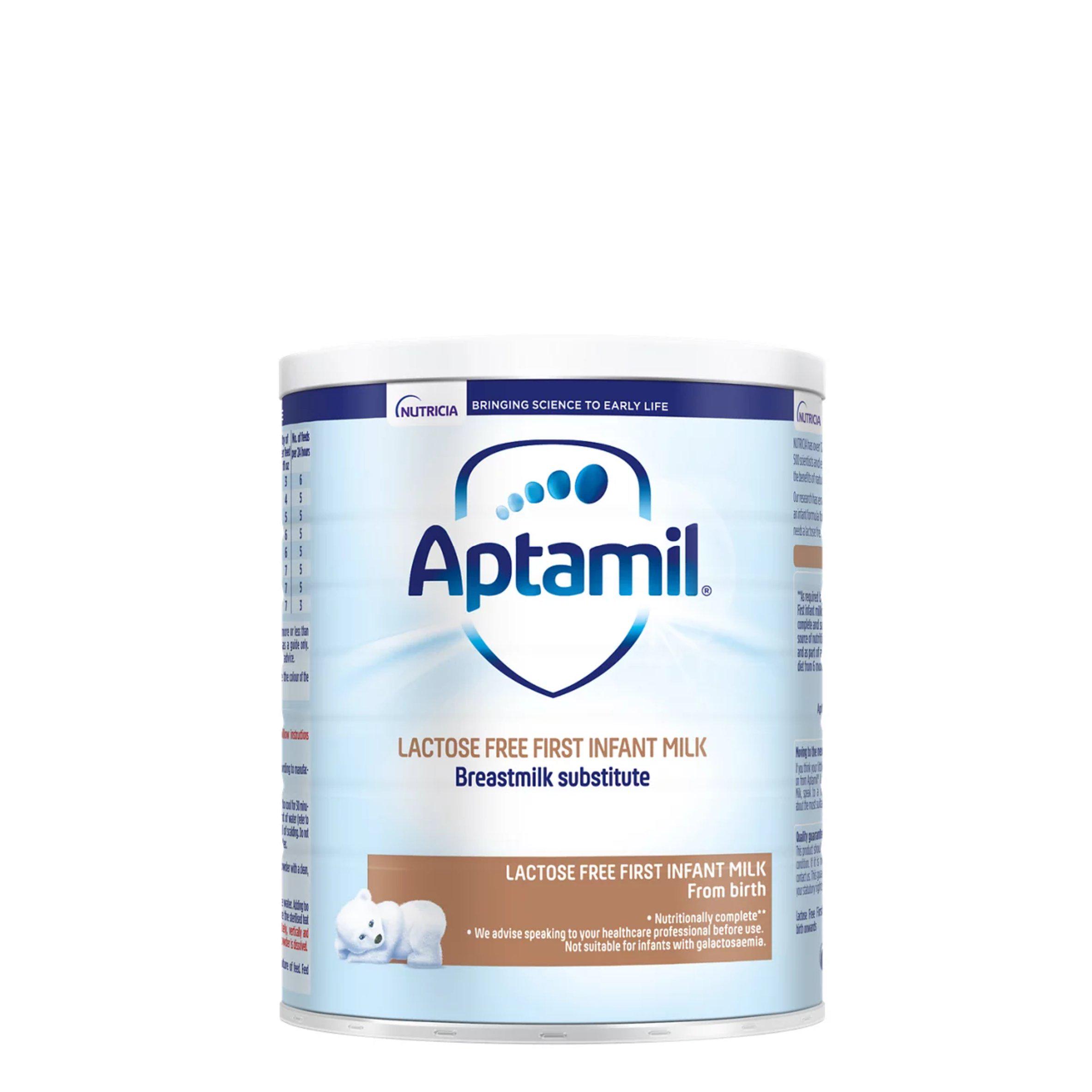 Aptamil Lactose Free Baby Milk Infant Formula Powder From Birth 400g
