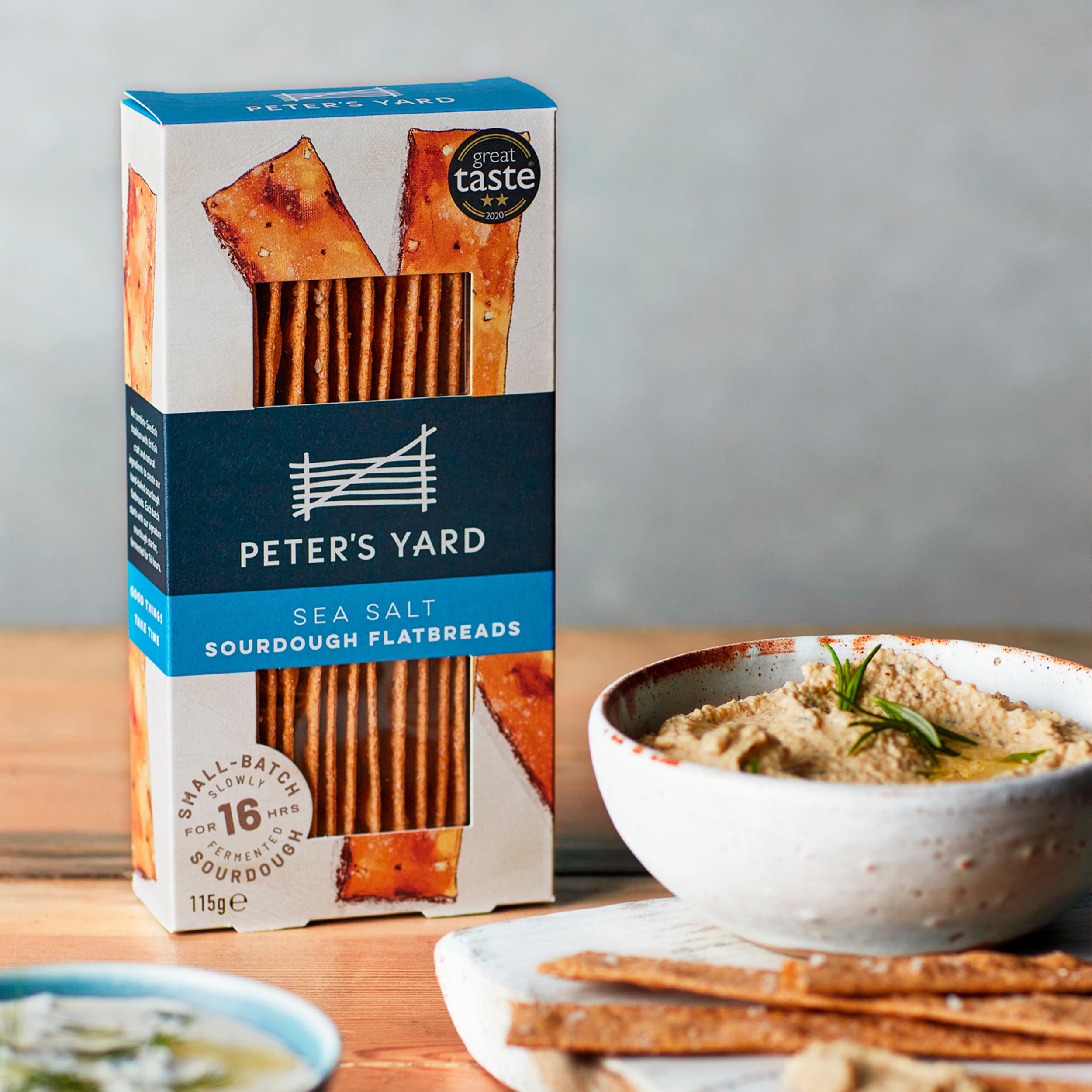 Peter's Yard Sea Salt Sourdough Flatbreads 115g thumbnail 3