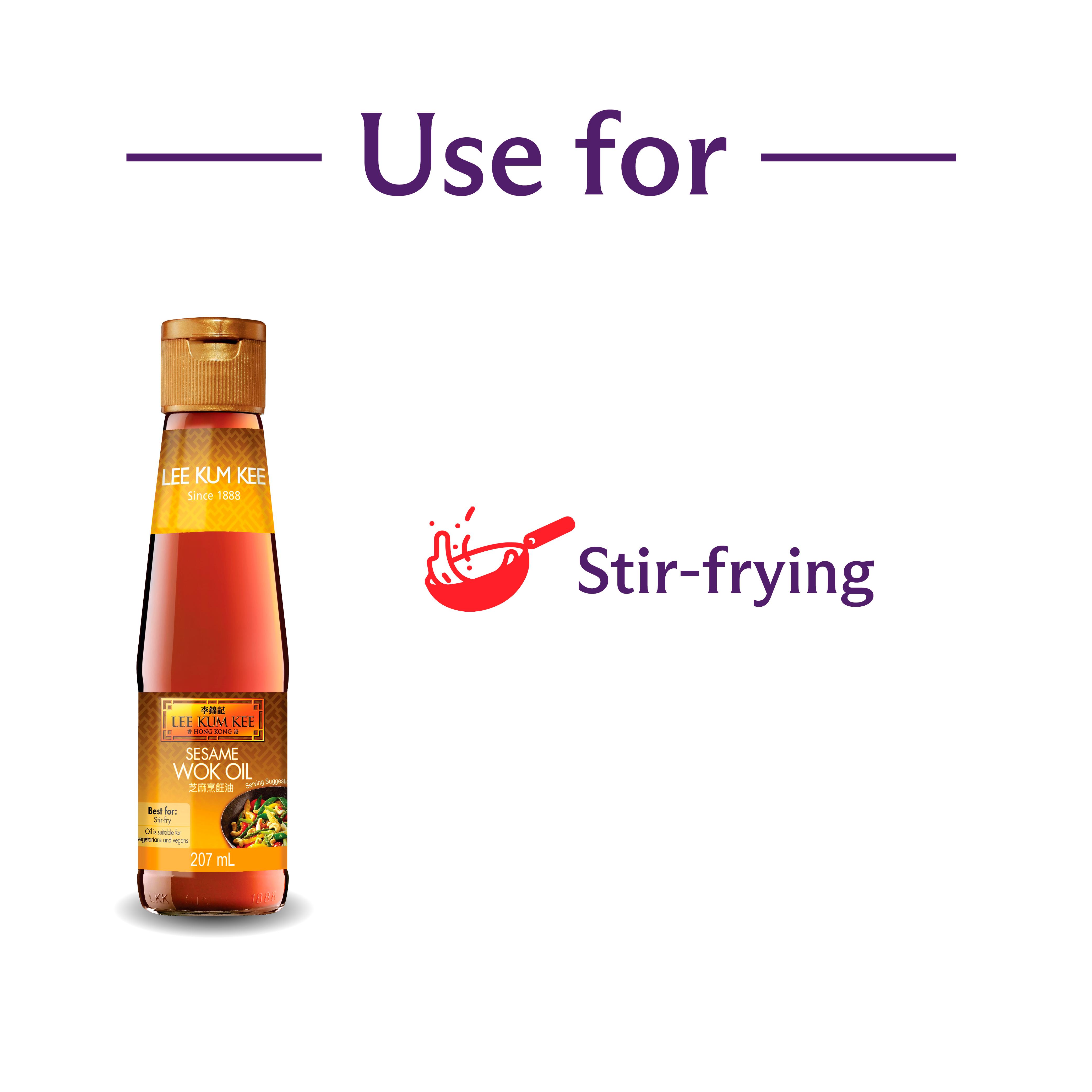 Lee Kum Kee Sesame Wok Oil 207ml thumbnail 2