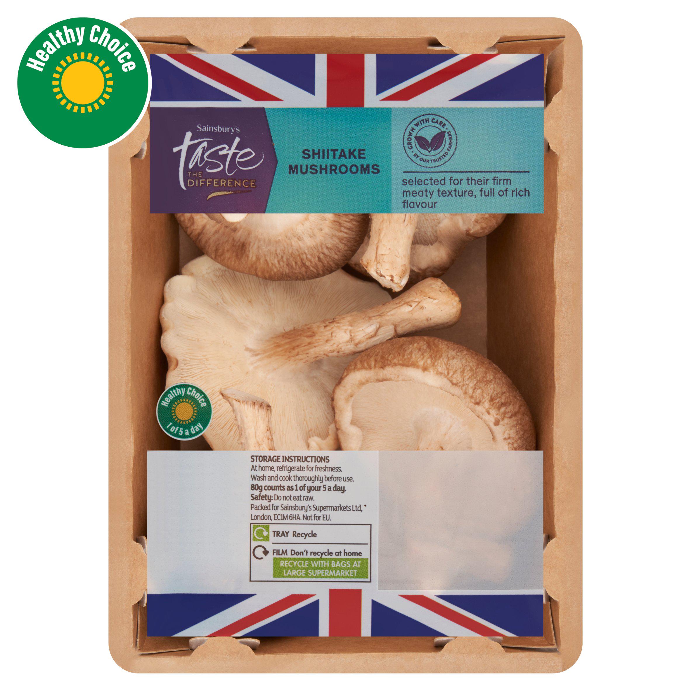 Sainsbury's Shiitake Mushrooms, Taste the Difference