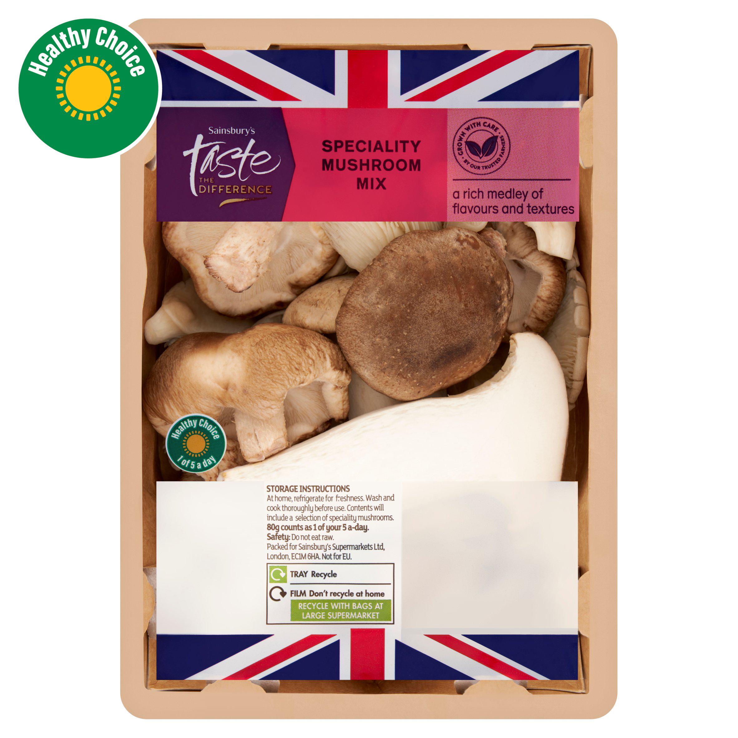Sainsbury's Speciality Mushroom Mix, Taste the Difference