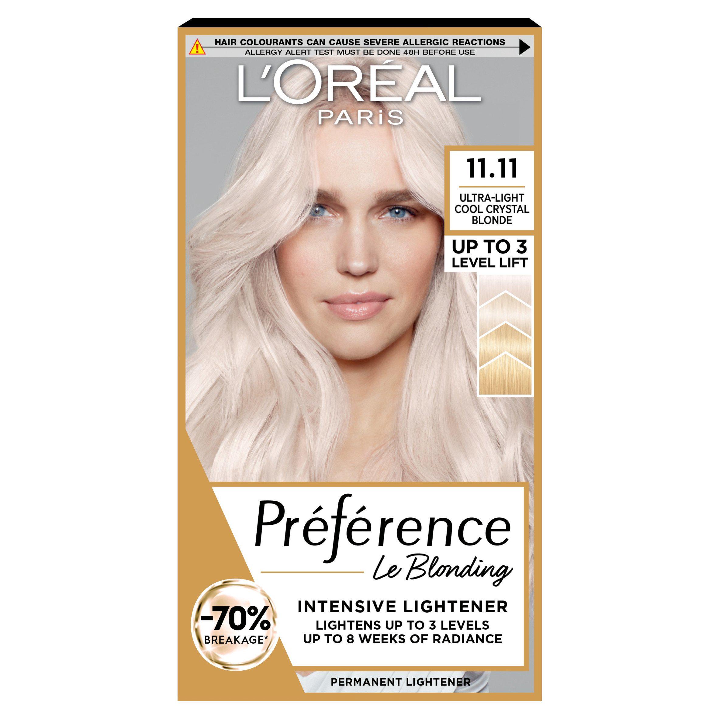 L'Oreal Preference Infinia 11.11 Ultra Light Crystal Blonde Hair Dye
