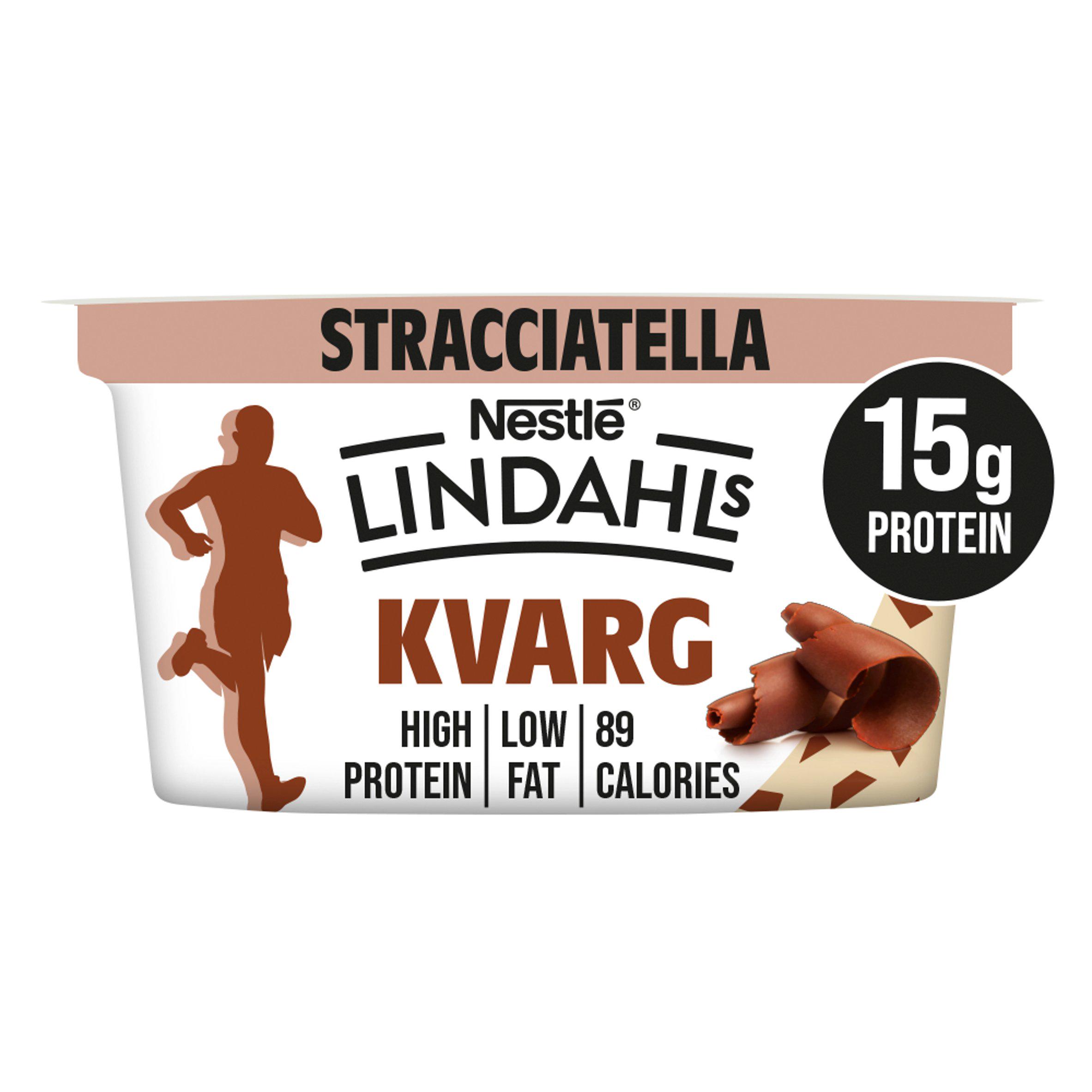 Lindahls Kvarg Stracciatella with Chocolate Pieces High Protein Yogurt 150g