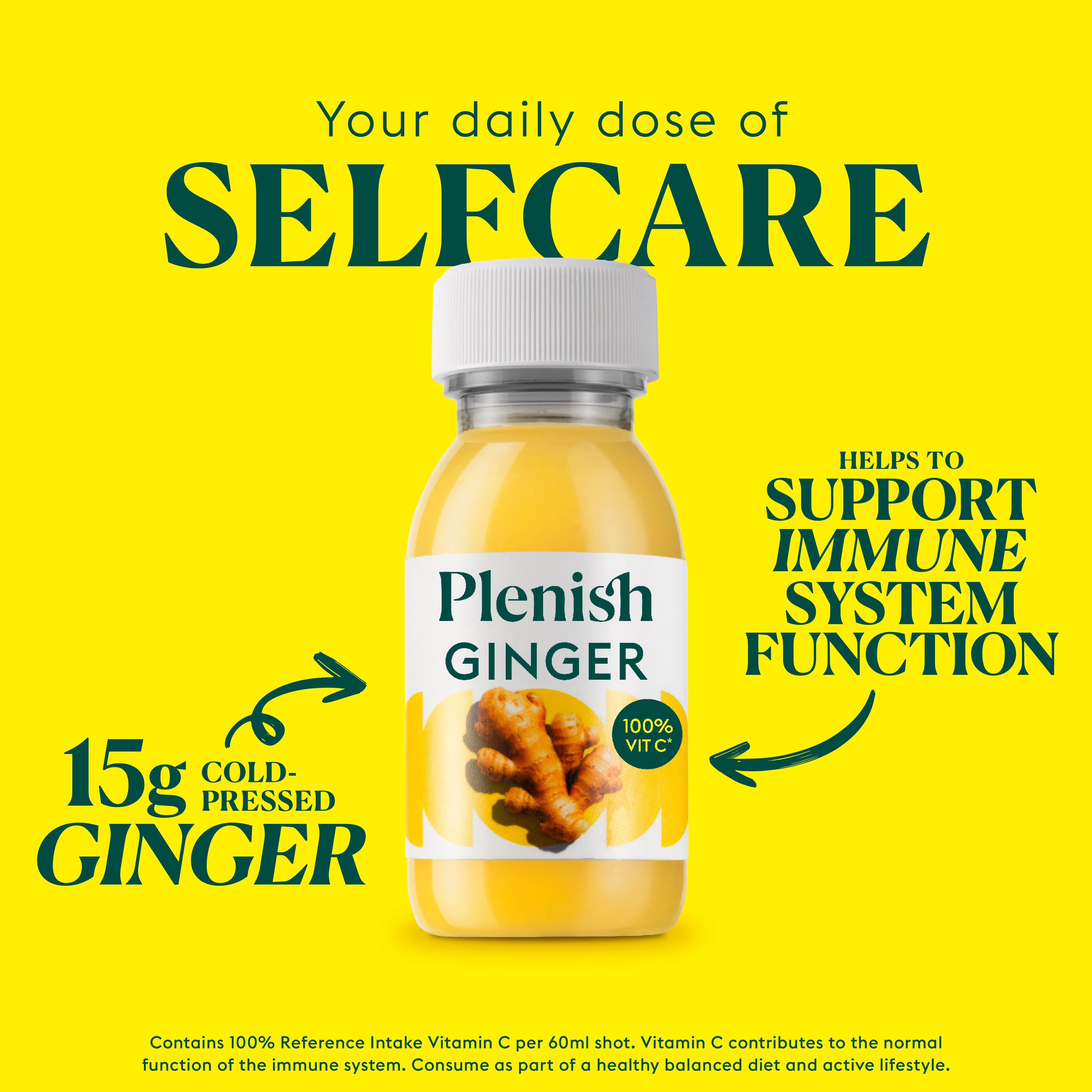 Plenish Ginger Immunity Shot 60ml thumbnail 3