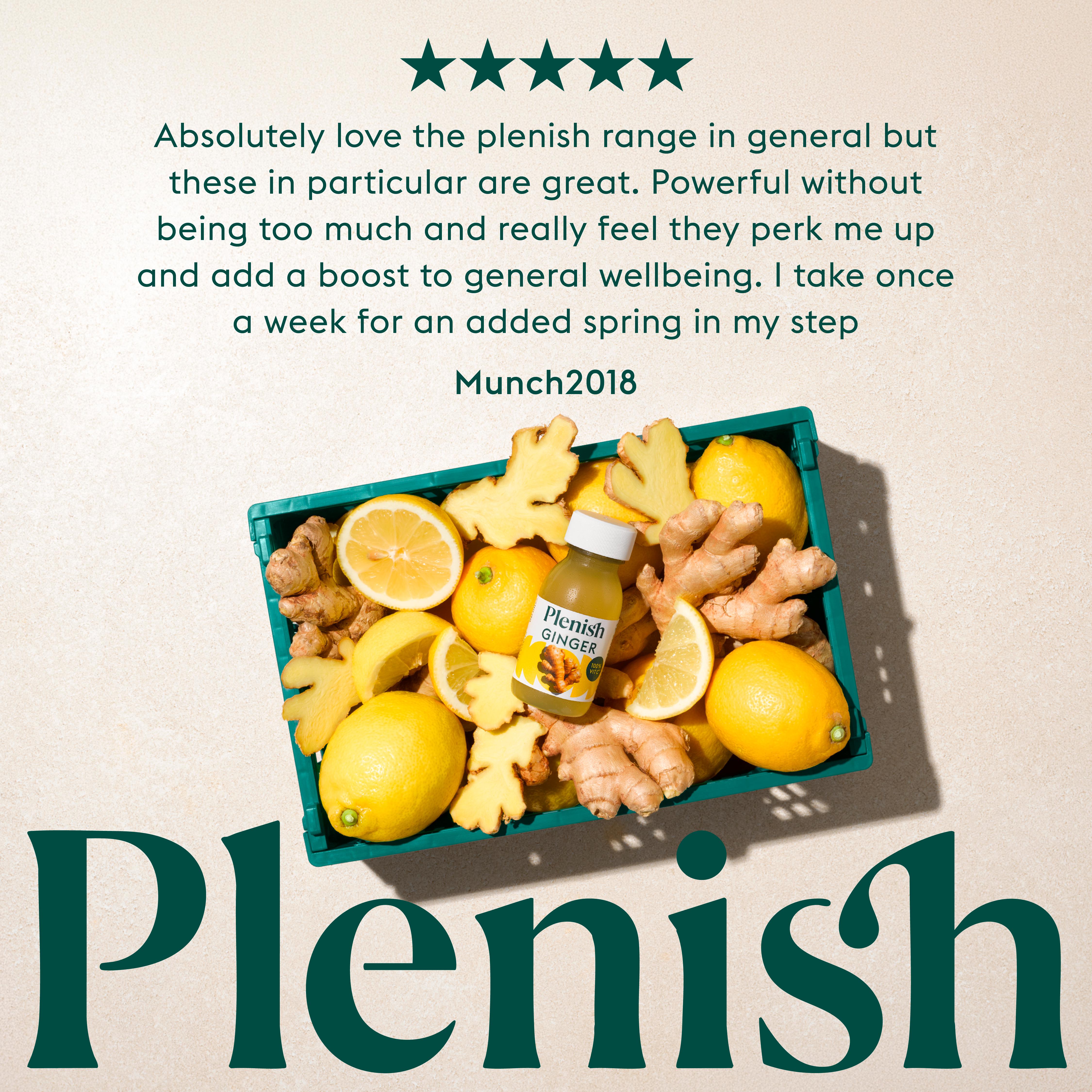 Plenish Ginger Immunity Shot 60ml thumbnail 5