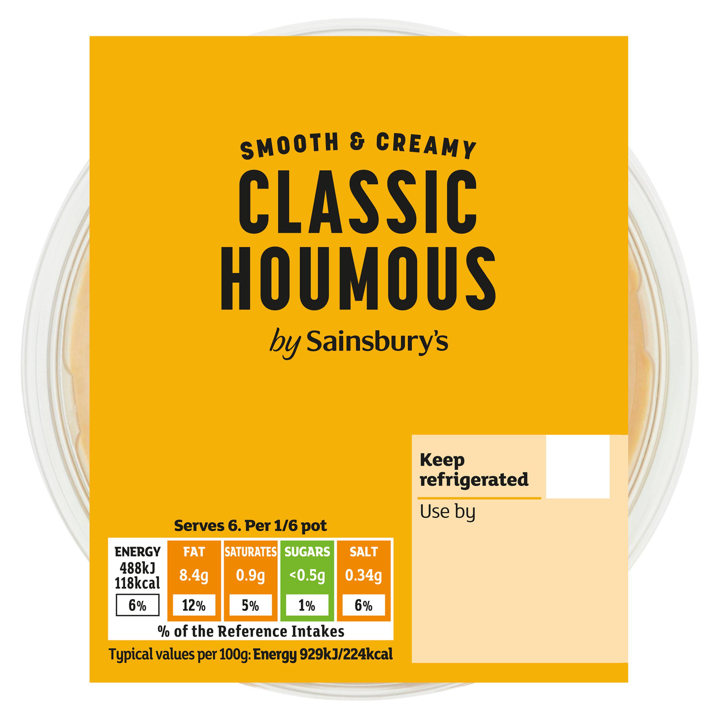 Sainsbury's Creamy Classic Houmous 315g