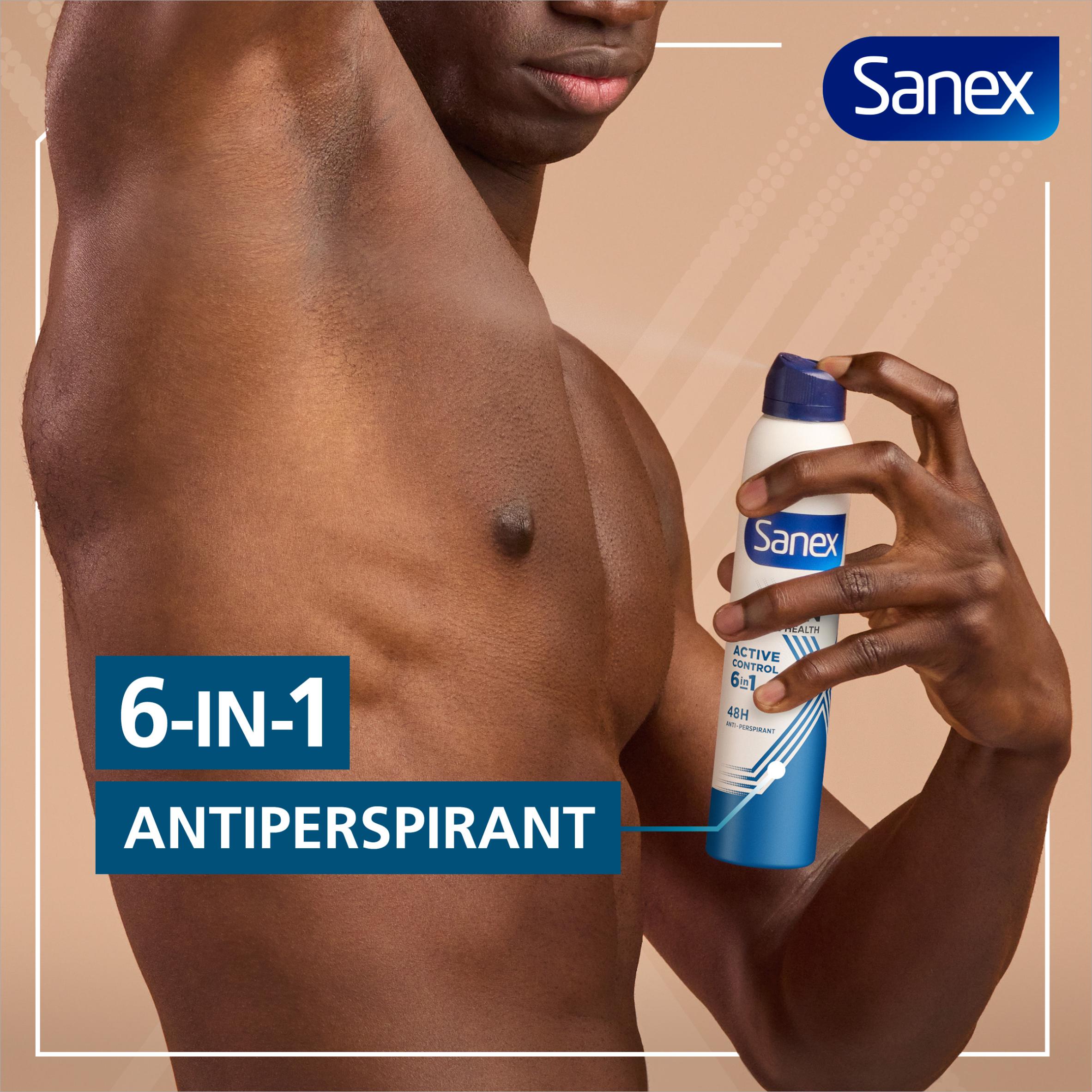 Sanex Men Active Control Antiperspirant Spray Deodorant 200ml thumbnail 3