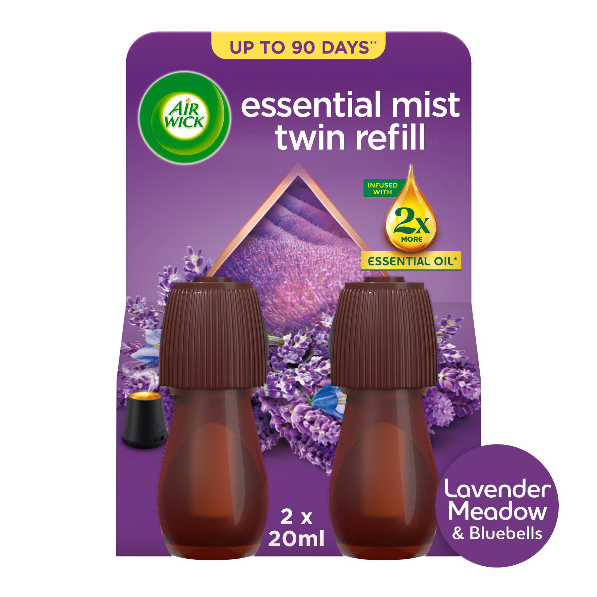 Airwick Essential Mist Diffuser Refill Lavender - Twin
