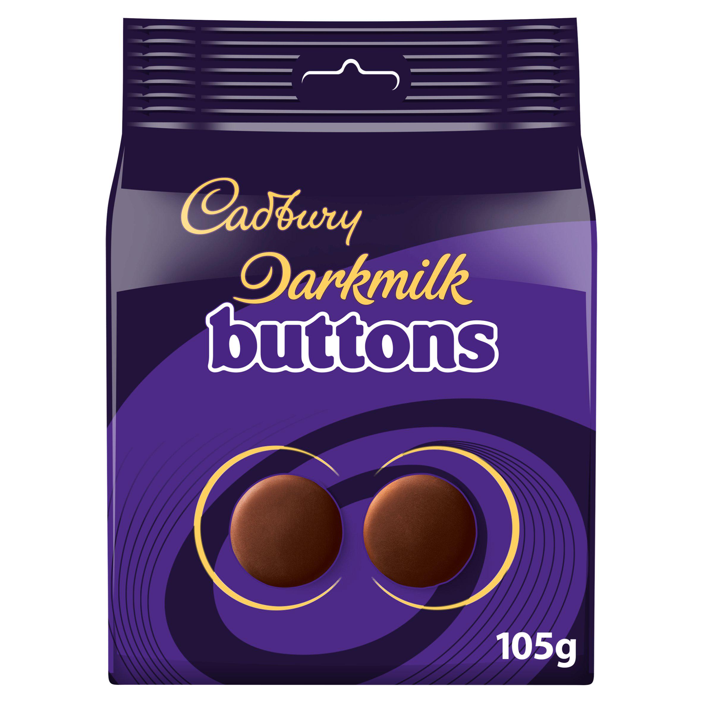 Cadbury Darkmilk Chocolate Giant Buttons Pouch 100g