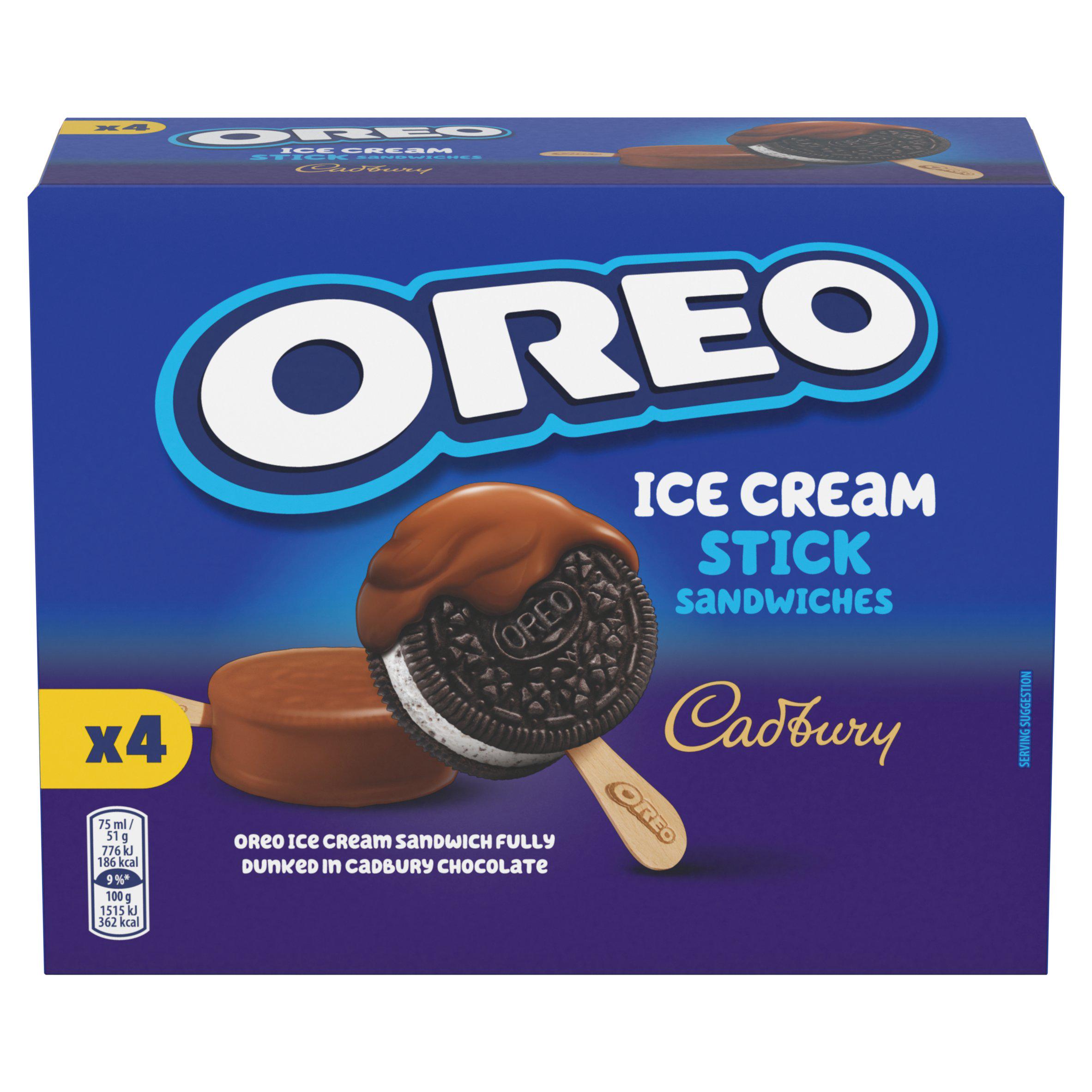 Oreo Stick Sandwich Ice Creams 4 Pack
