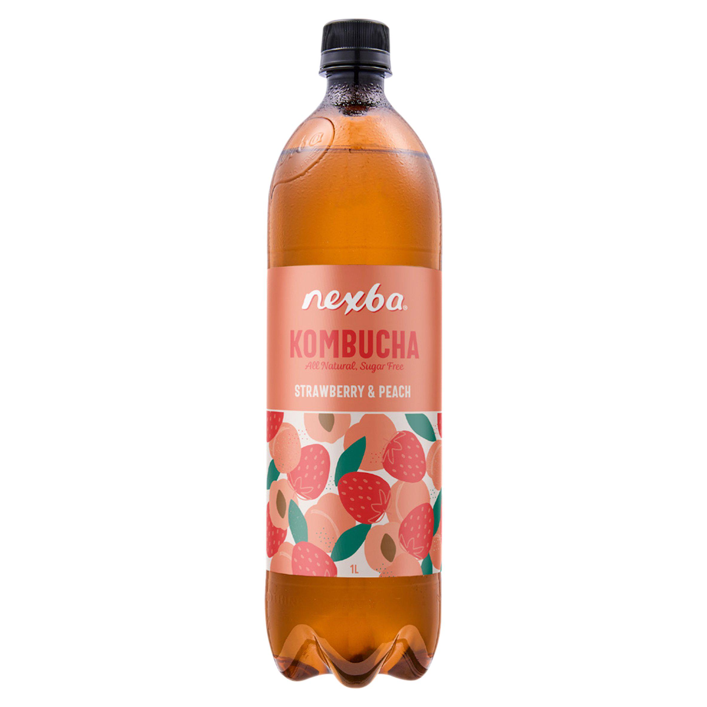 Nexba Strawberry & Peach Kombucha