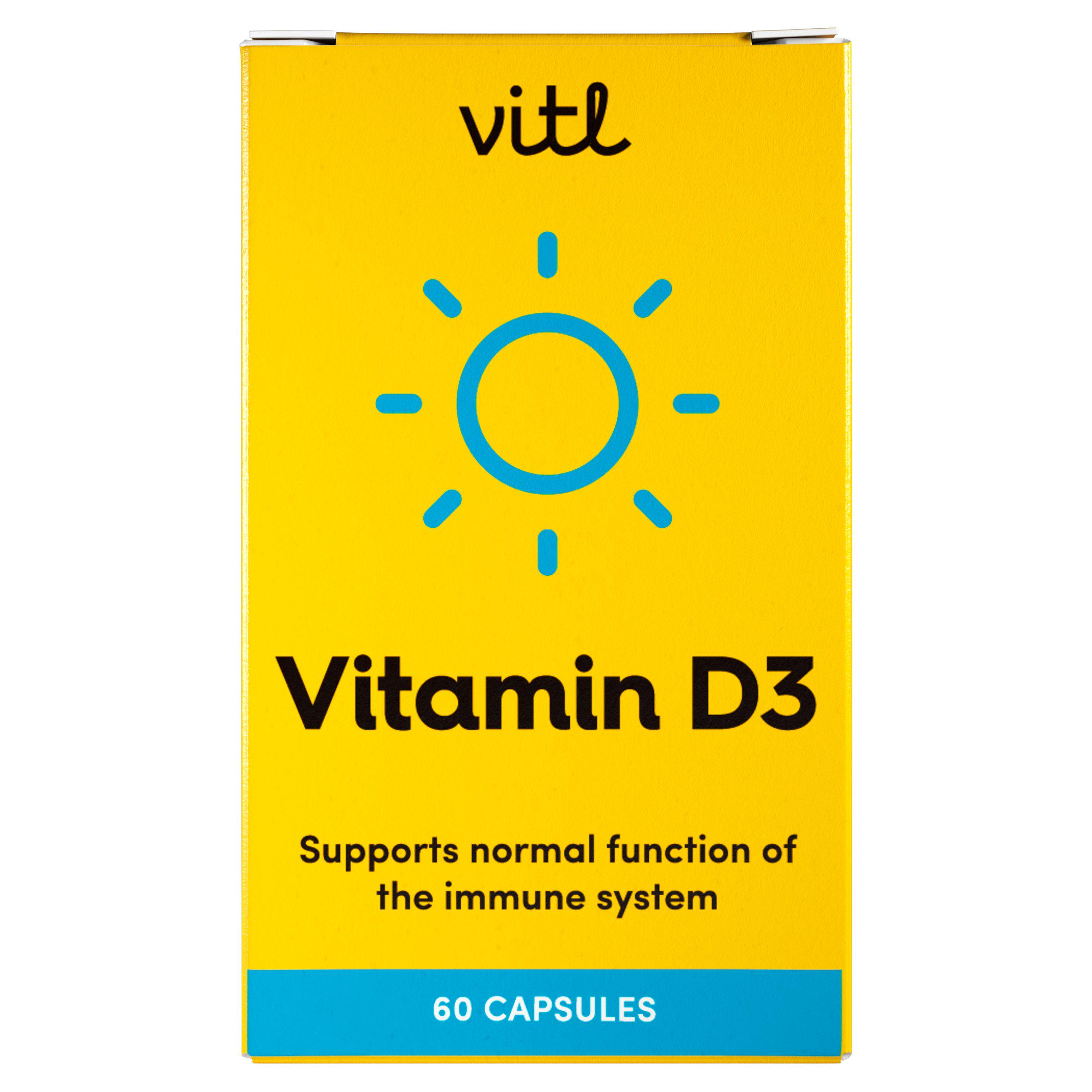 Vitl Vitamin D Vegan Soft Gel Capsules