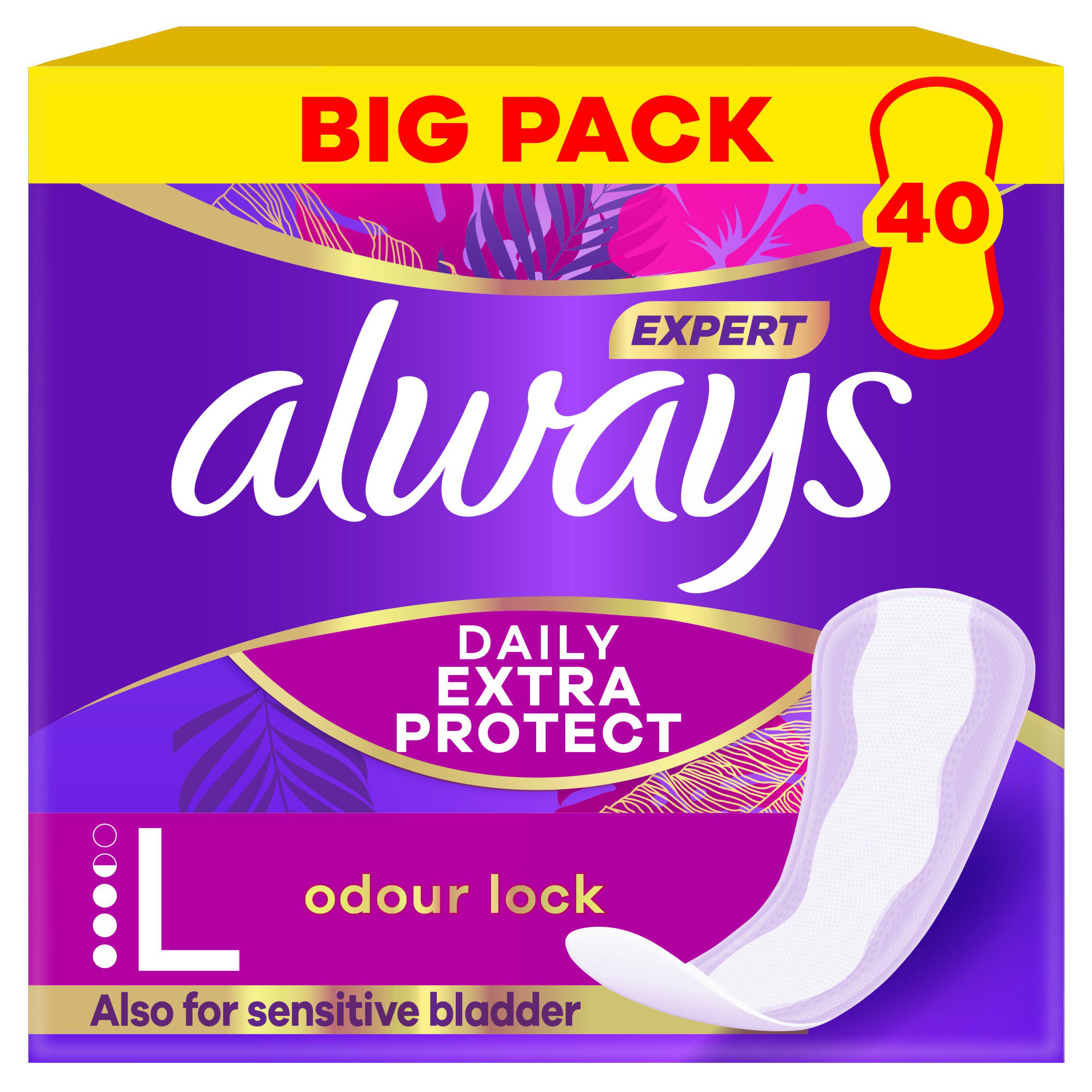 Always Pro Fresh Liners Long 40ct