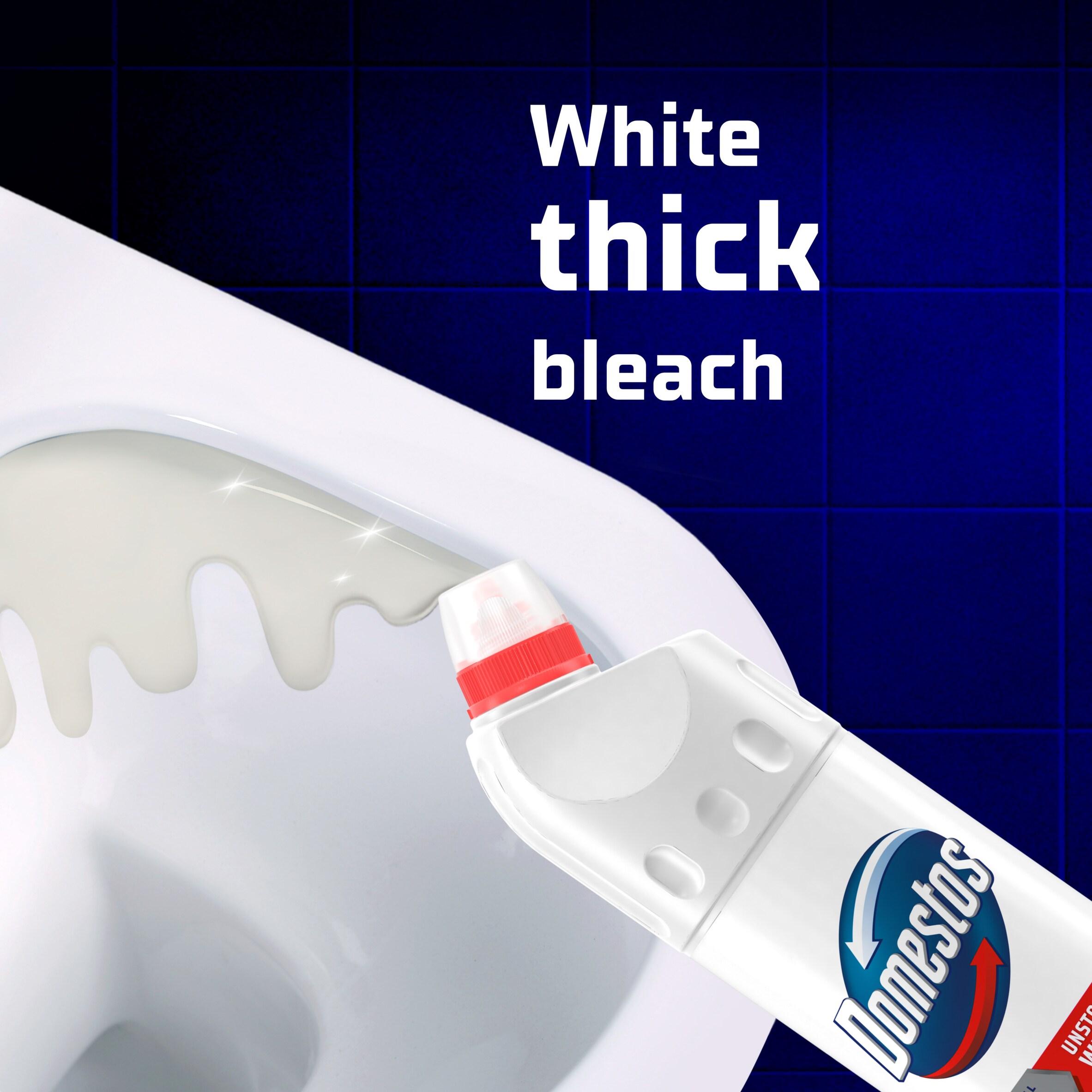 Domestos White & Sparkle Thick Bleach Toilet & Multipurpose Cleaner 750ml thumbnail 4