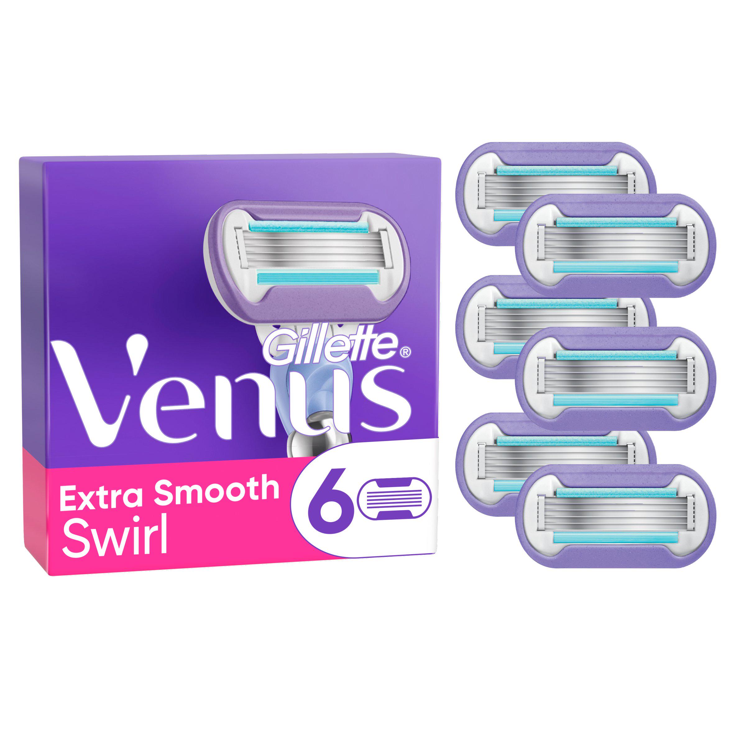 Gillette Venus Swirl Women's Razor Blades x6 Refills