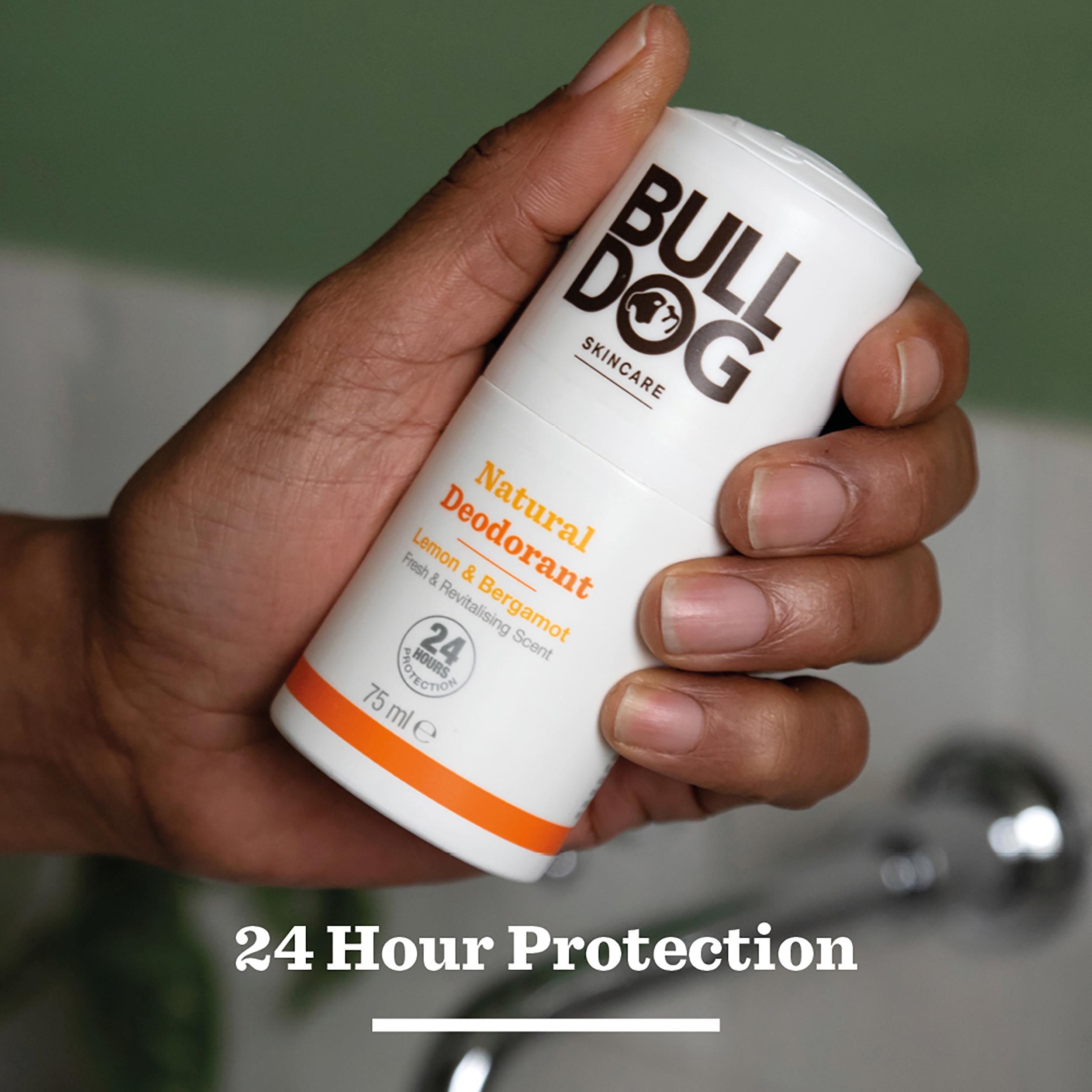 Bulldog Skincare Lemon & Bergamot Natural Deodorant 75ml thumbnail 4