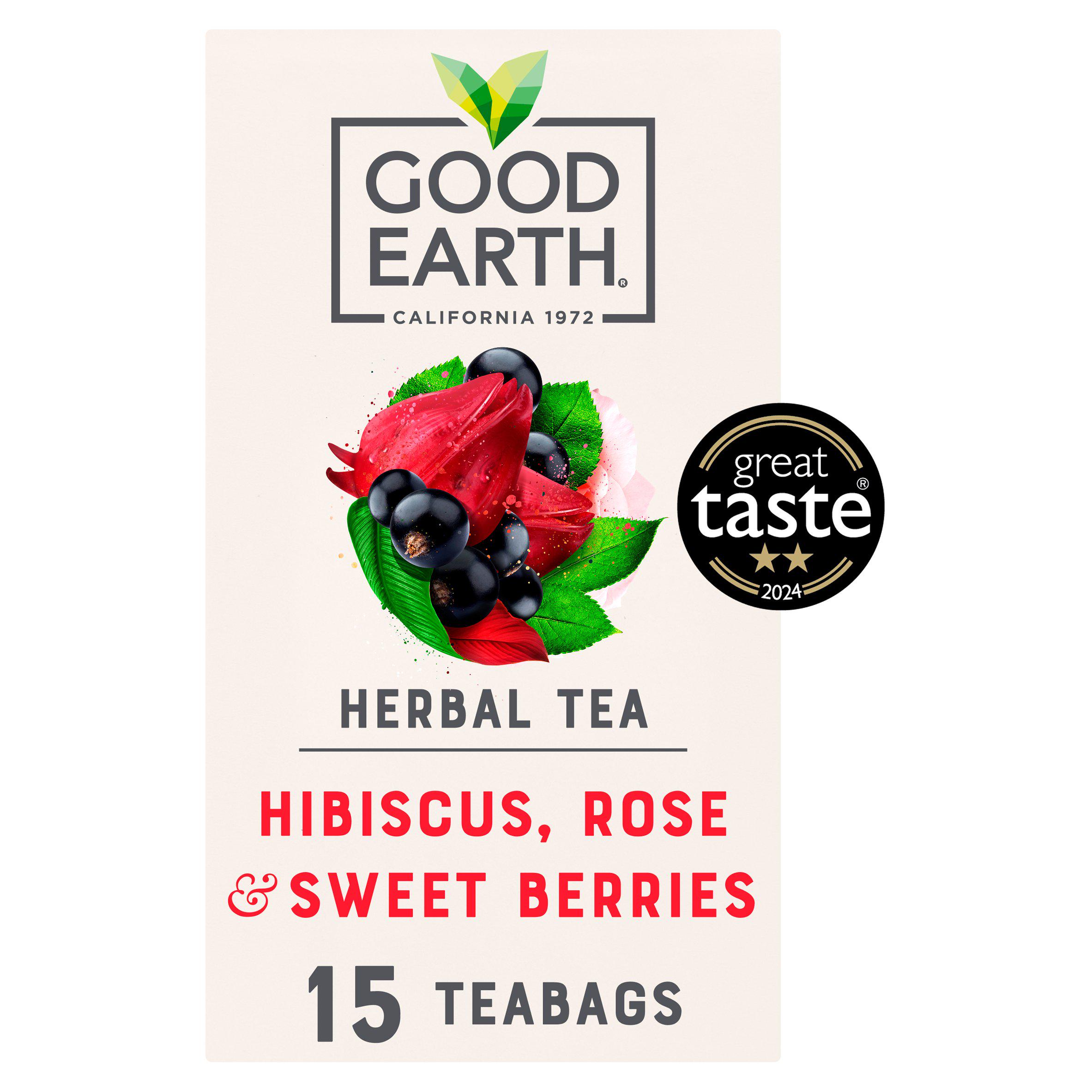 Good Earth Teabags Hibiscus, Rose & Sweet Berries