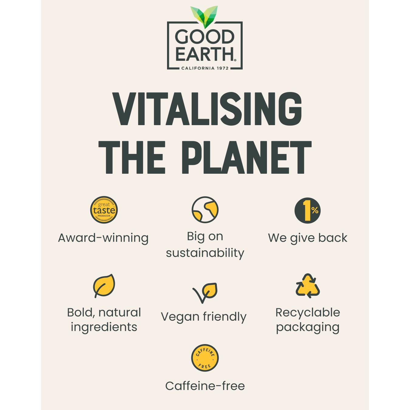 Good Earth Turmeric Lemon Tea Bags x15 thumbnail 5