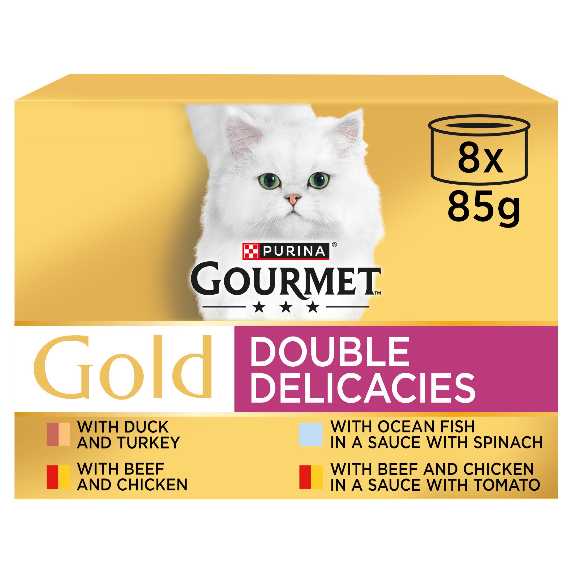 Gourmet Gold Double Delicacies Wet Cat Food