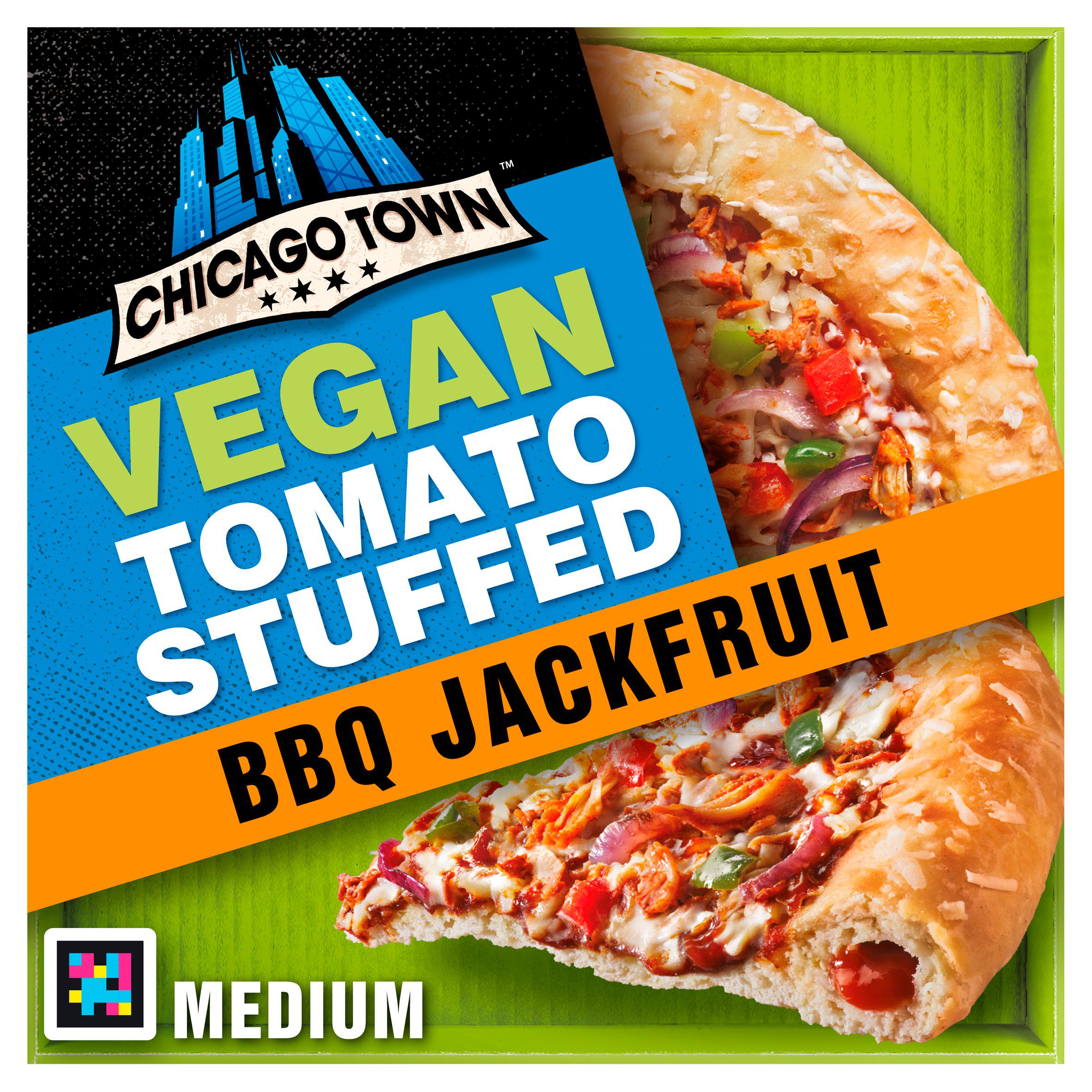 Chicago Town Vegan Crust Pizza Bbq Jackfruit 490G