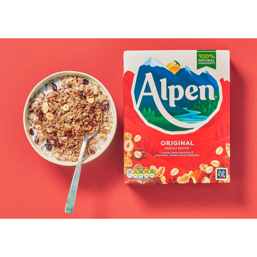 Alpen Original Muesli Breakfast Cereal 550g thumbnail 3