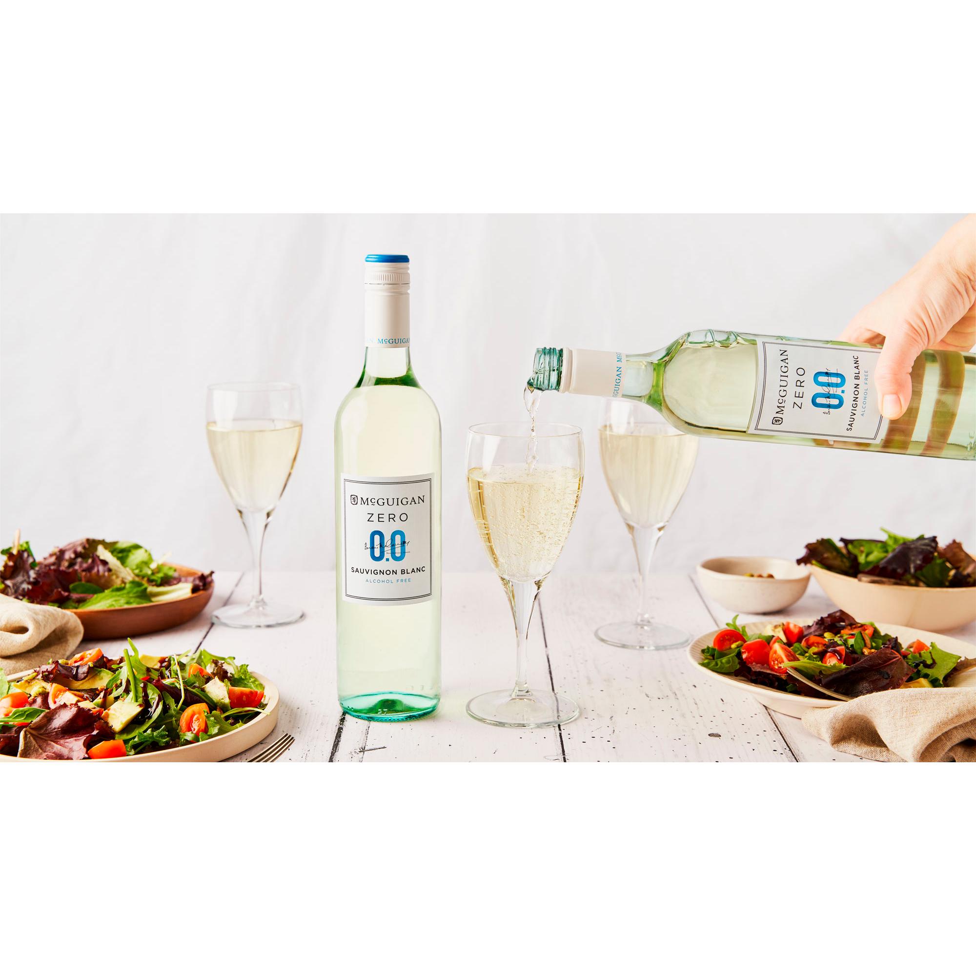 McGuigan Zero Sauvignon Blanc 0.0% Alcohol Free Australian White Wine Based Drink 75cl thumbnail 4