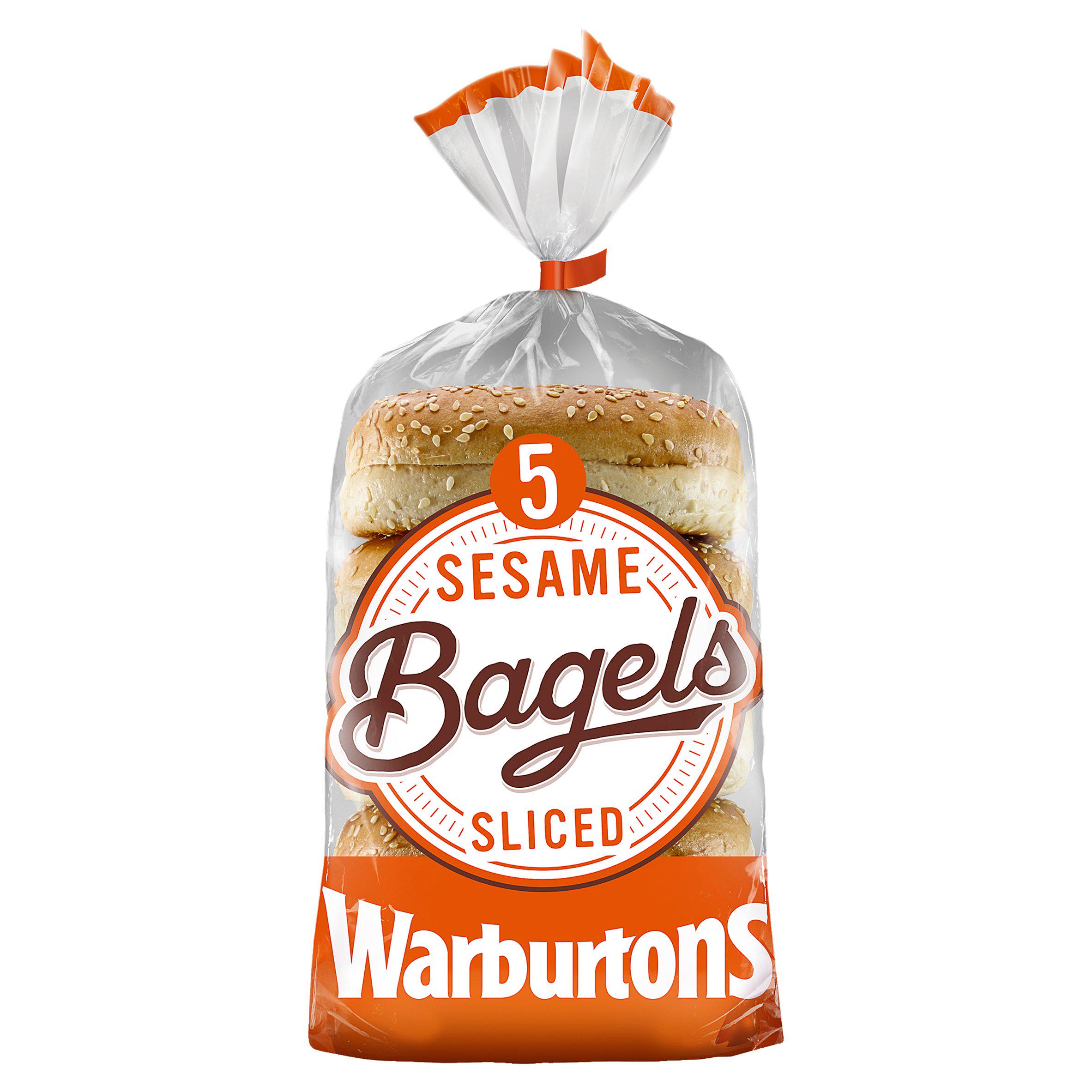 Warburtons 5 x Sesame Bagels