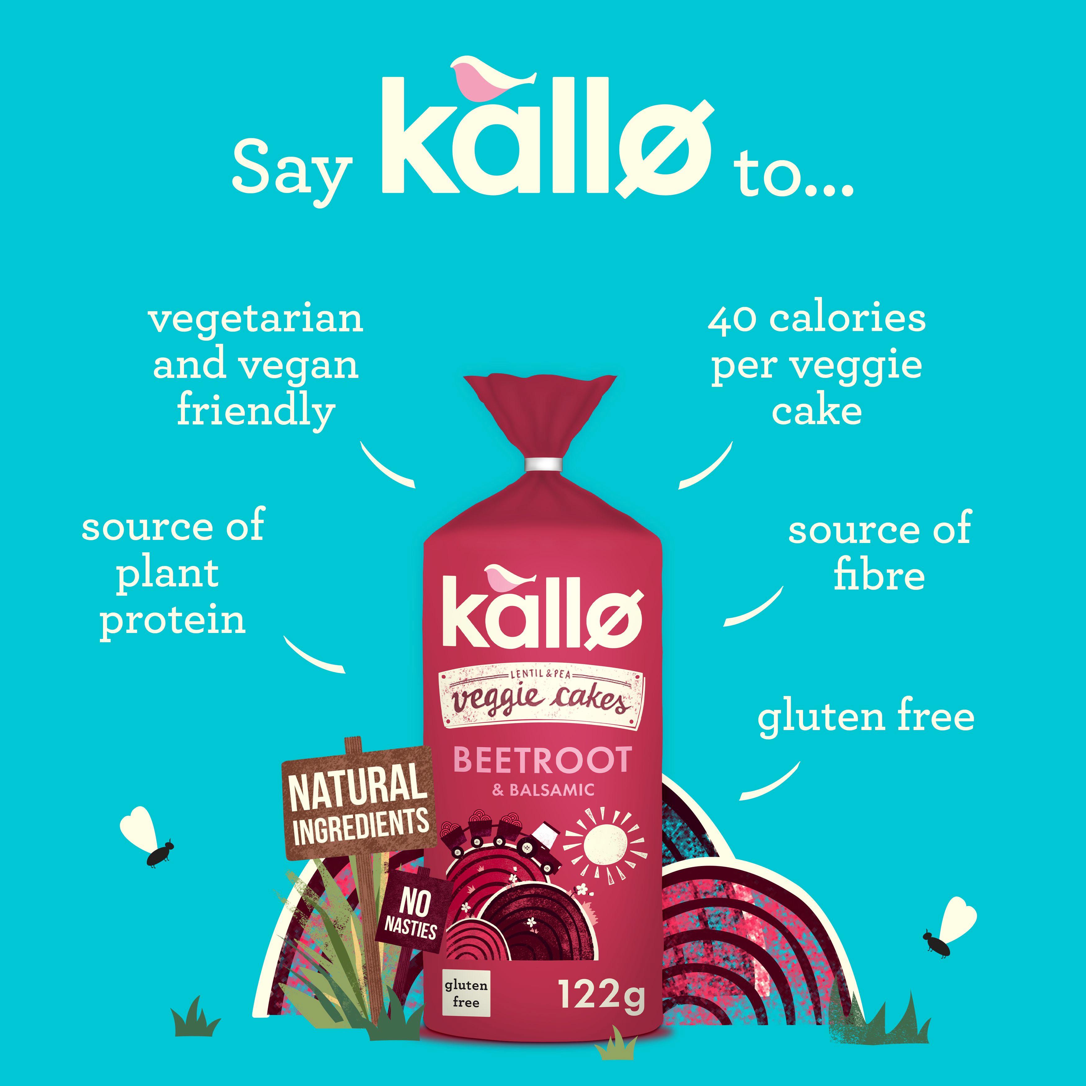 Kallo Beetrooot Veggie Cake 122g thumbnail 2