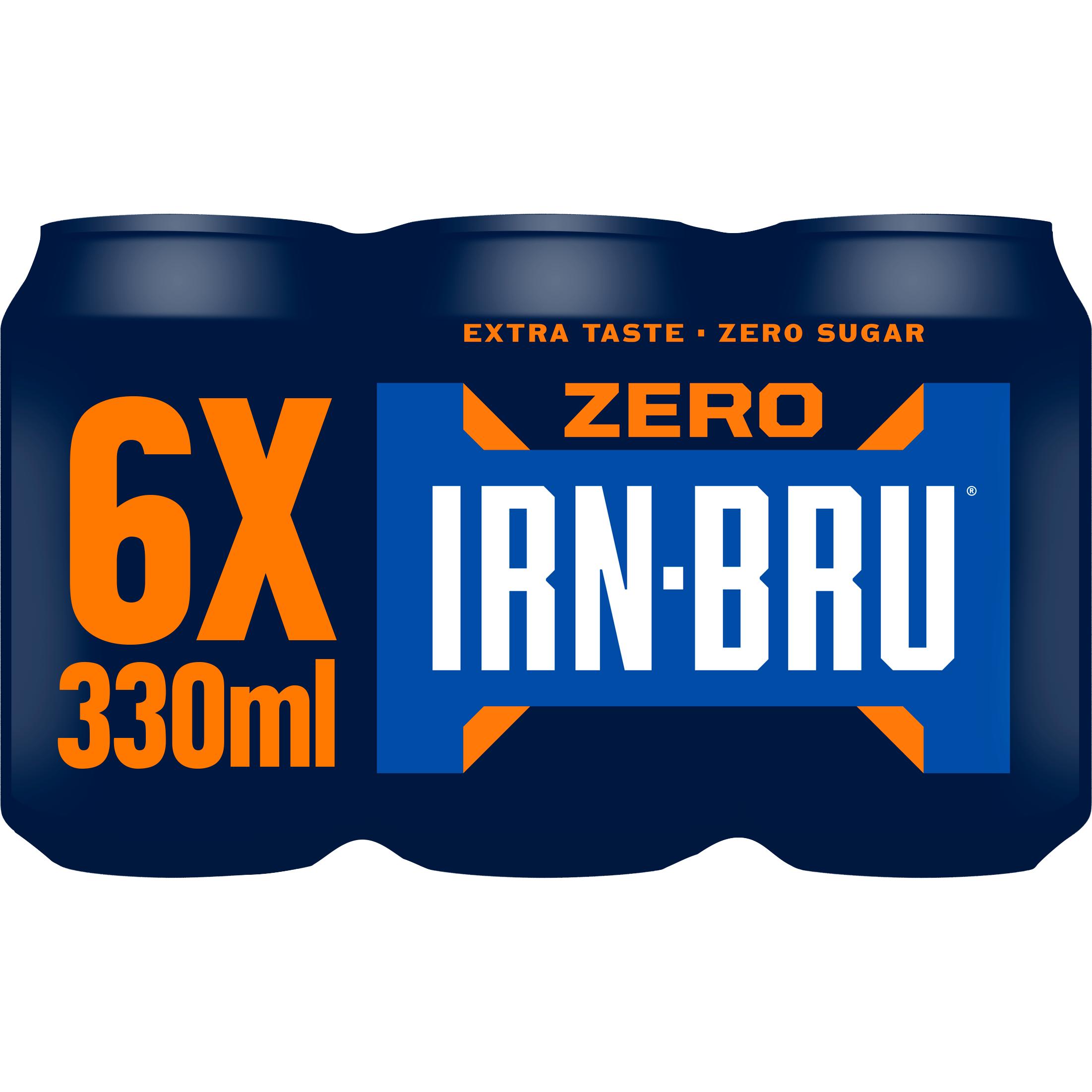 Irn-Bru Xtra Sugar Free Soft Drink 6x330ml thumbnail 2