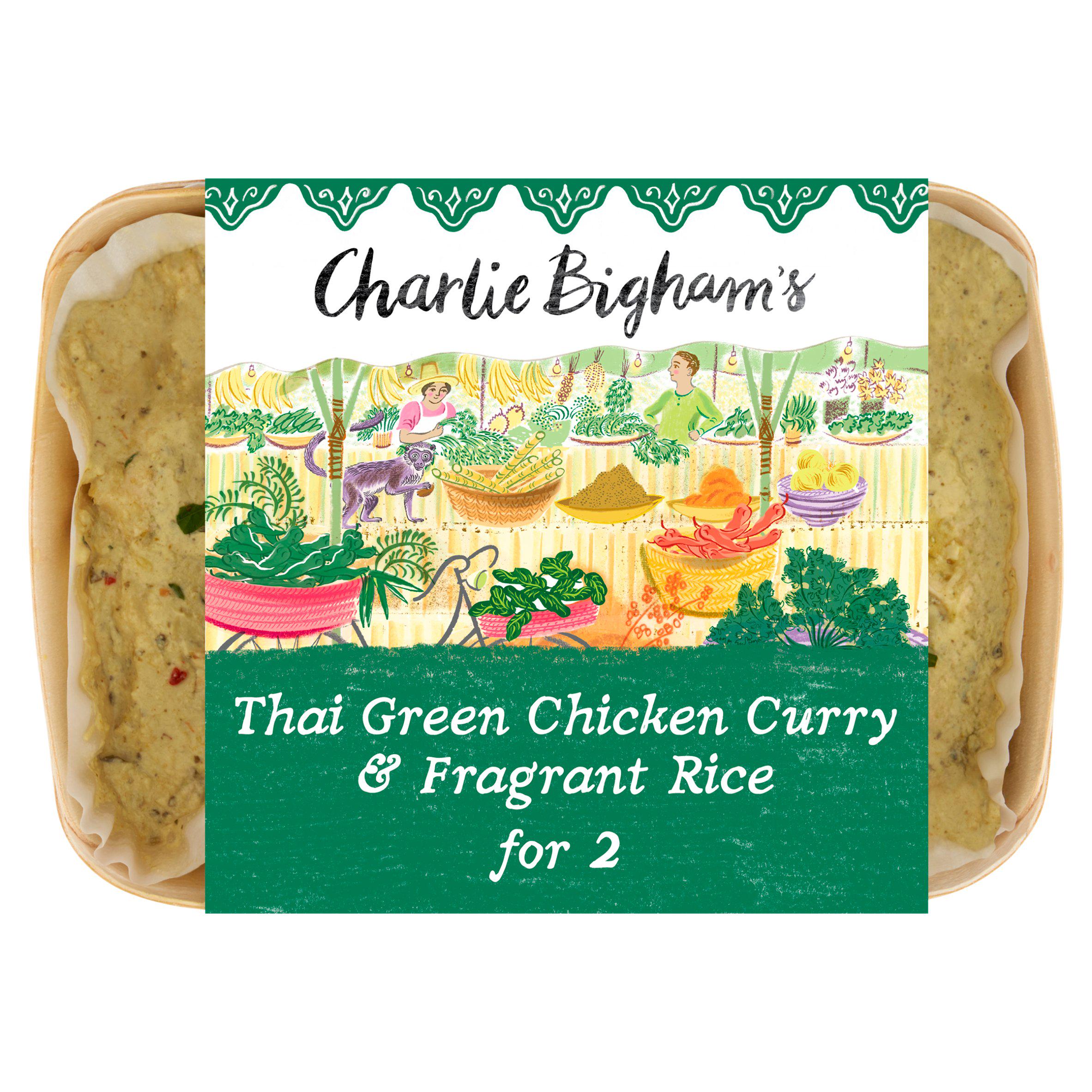 Charlie Bigham's Thai Green Chicken Curry & Fragrant Rice for 2