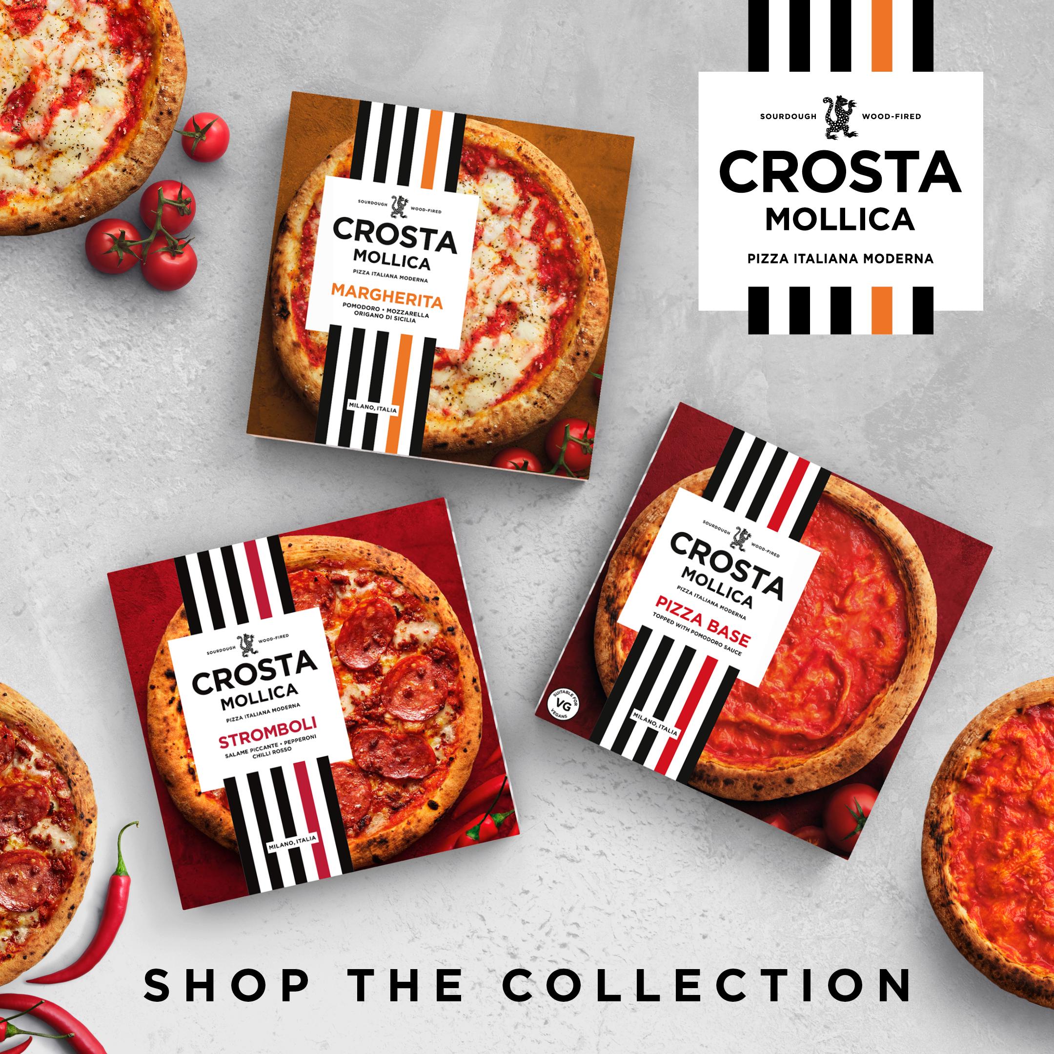 Crosta & Mollica Margherita Sourdough Pizza Tomato, Mozzarella & Oregano 403g thumbnail 5