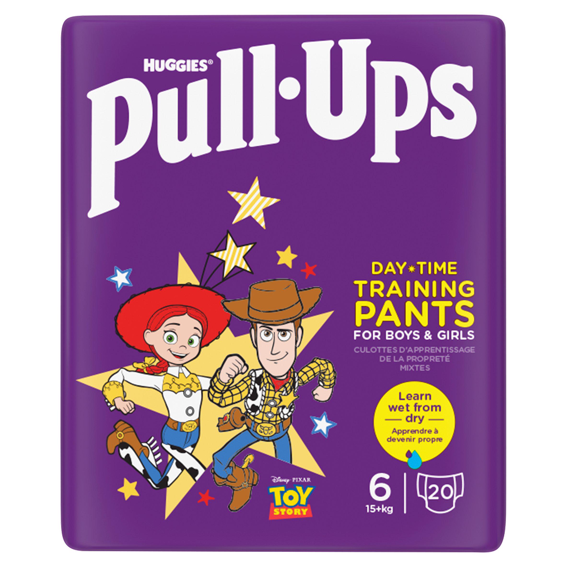 Huggies Pull Ups Day Time Training Pants for Boys & Girls Size 6, 15kg+ x20