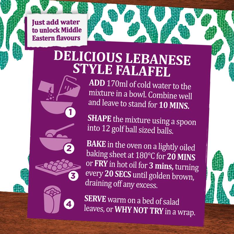 Al'Fez Lebanese Middle Eastern Falafel Kit 150g thumbnail 2