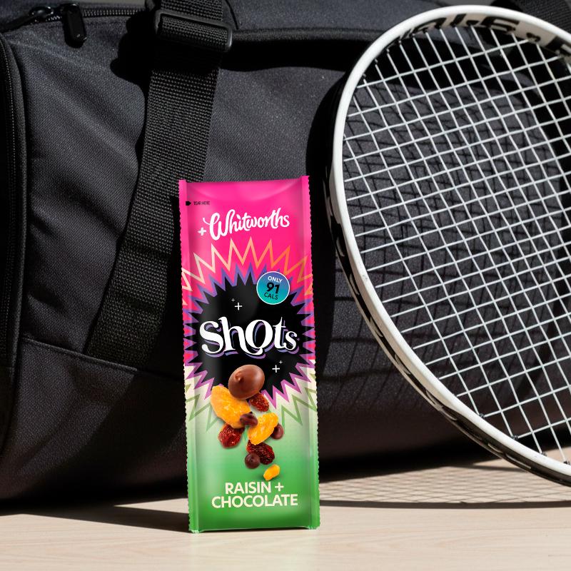 Whitworths Shots 4 Snack Pack Raisin & Chocolate 4x25g thumbnail 3