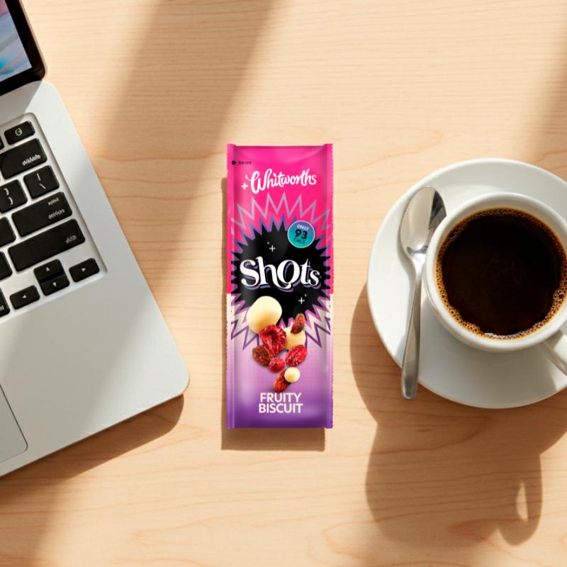 Whitworths Shots 4 Snack Pack Fruity Biscuit 4x25g thumbnail 3